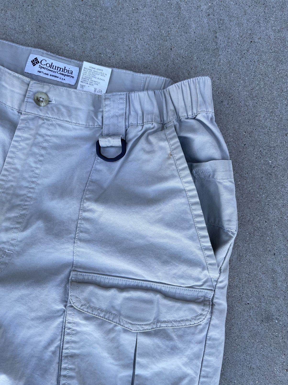Vintage Vintage Columbia Hiking Pants Convertible Utility Khaki Size US 32 / EU 48 - 5 Thumbnail