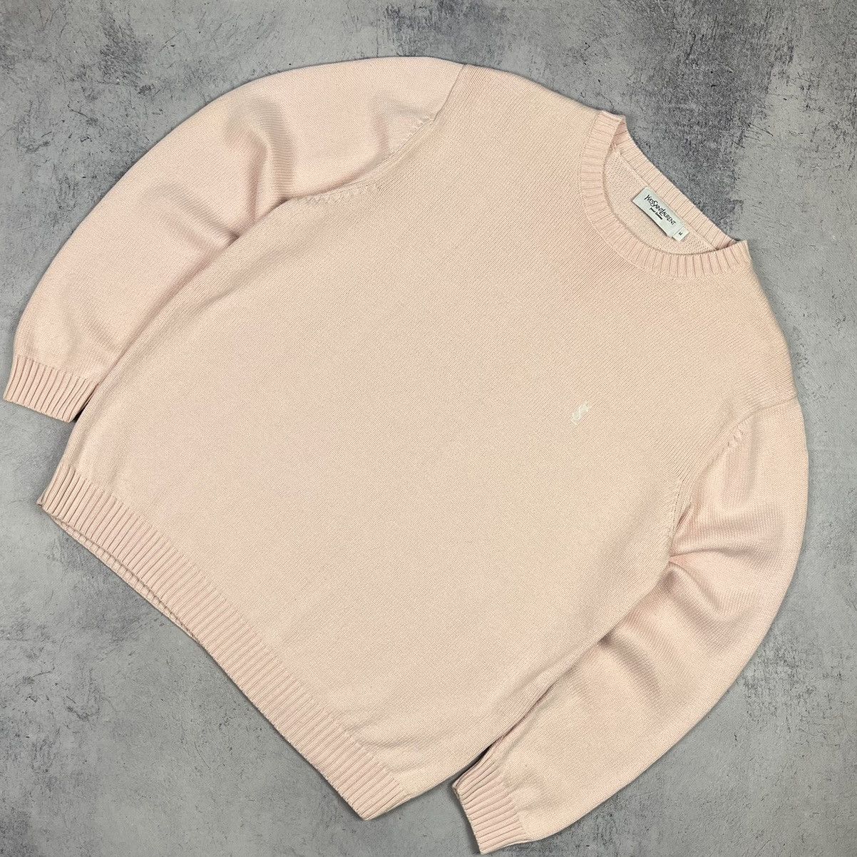 Vintage Vintage Yves Saint Laurent YSL knit sweater 90’s Size US M / EU 48-50 / 2 - 1 Thumbnail