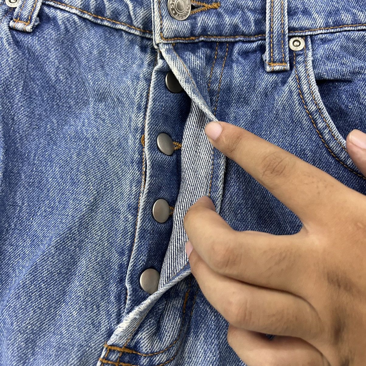 Stussy × Vintage Vintage Stussy Distressed Jeans Made in Usa Size US 34 / EU 50 - 10 Thumbnail