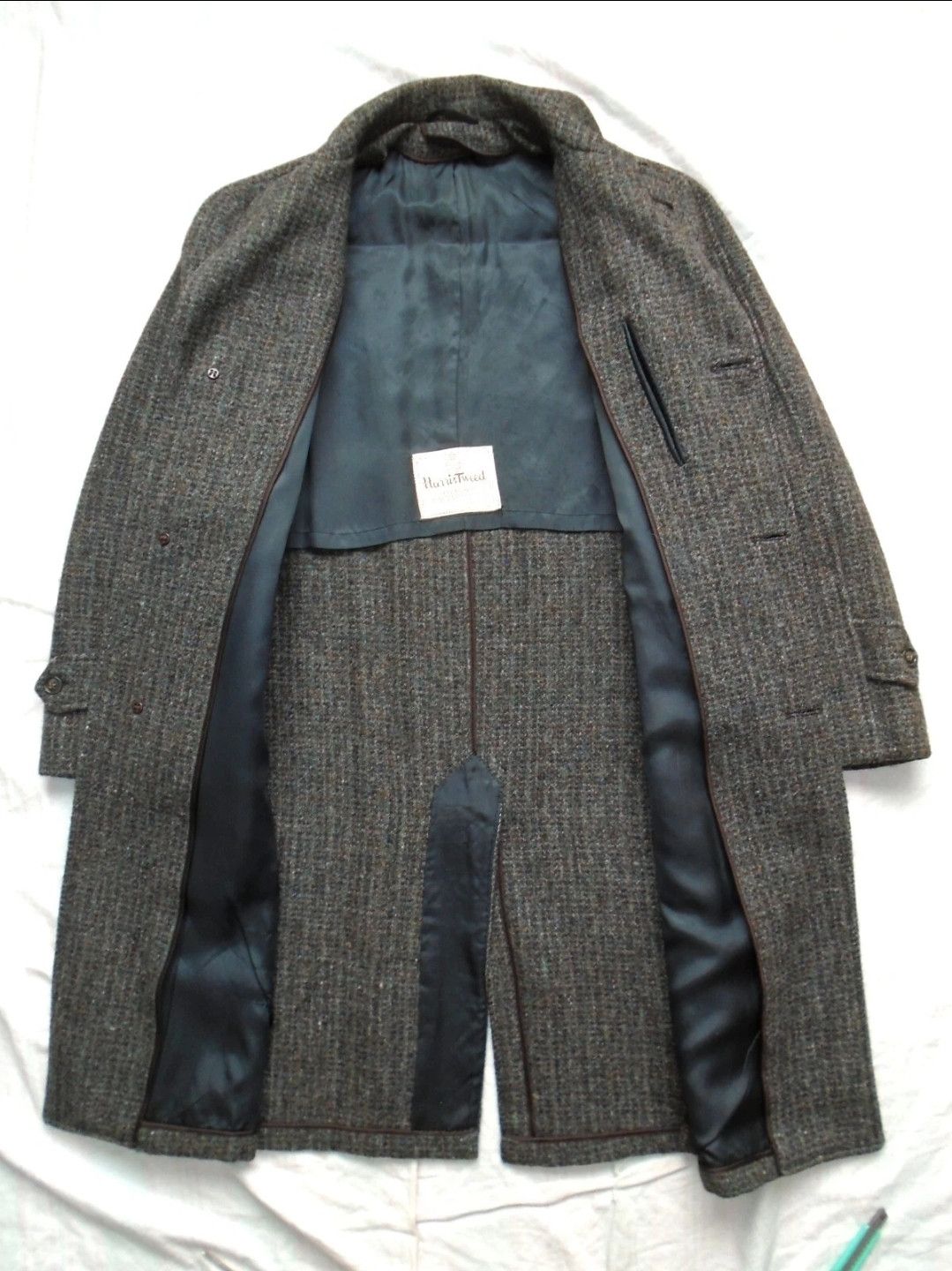 Harris Tweed Harris Tweed Wool overcoat guncheck size 38/40 Size US M / EU 48-50 / 2 - 2 Thumbnail