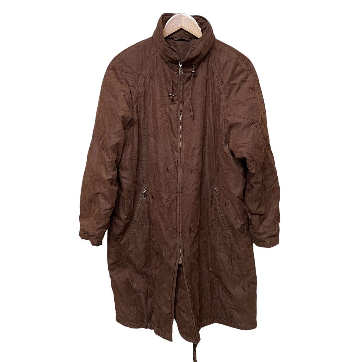 Burberry × Designer × Vintage Vintage Burberrys Novacheck Suede “B” Logo Parka Size US L / EU 52-54 / 3 - 2 Thumbnail