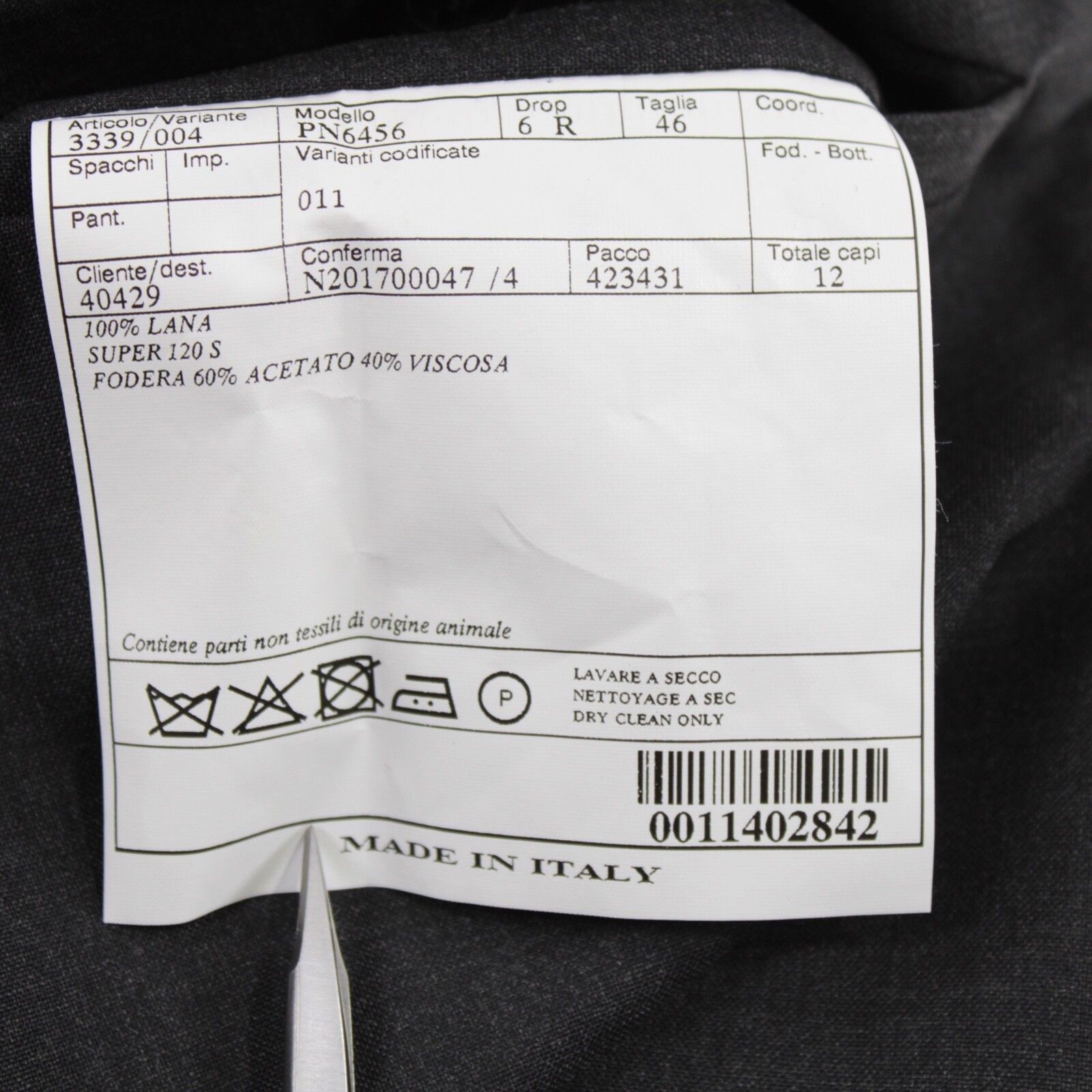 Belvest Belvest New with tags Dress Pants Size 30 US In Gray Size US 30 / EU 46 - 6 Thumbnail