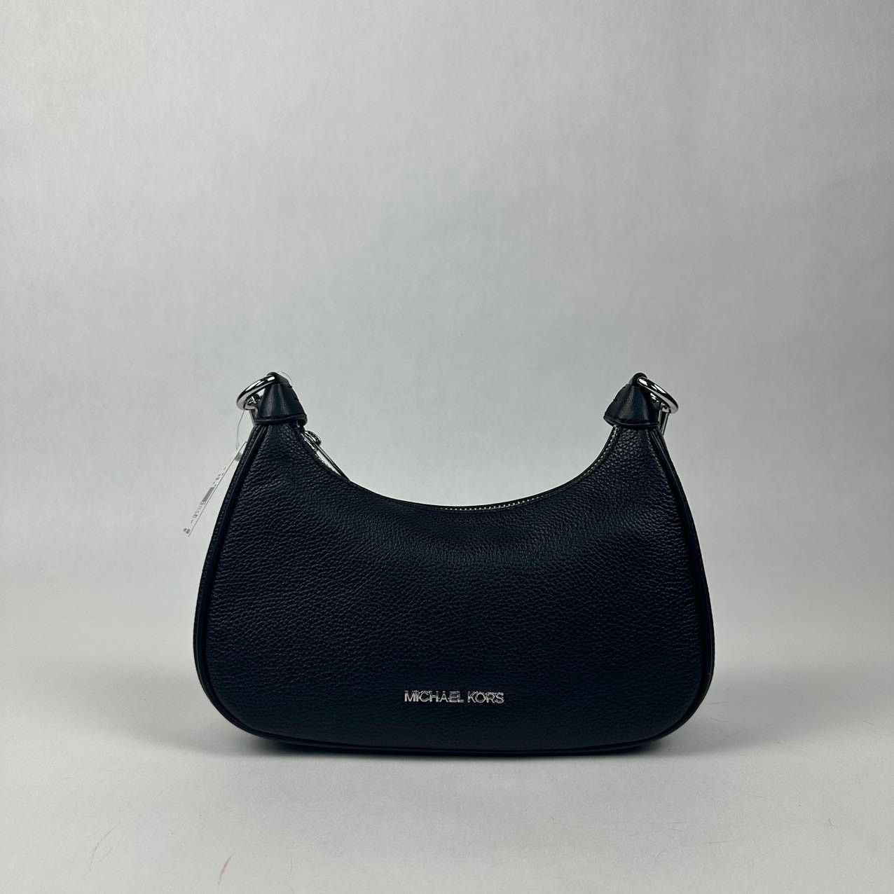 Michael Kors Michael Kors 35F3S4CU6L Cora Black SV Pebbled Leather Medium Size ONE SIZE - 3 Thumbnail