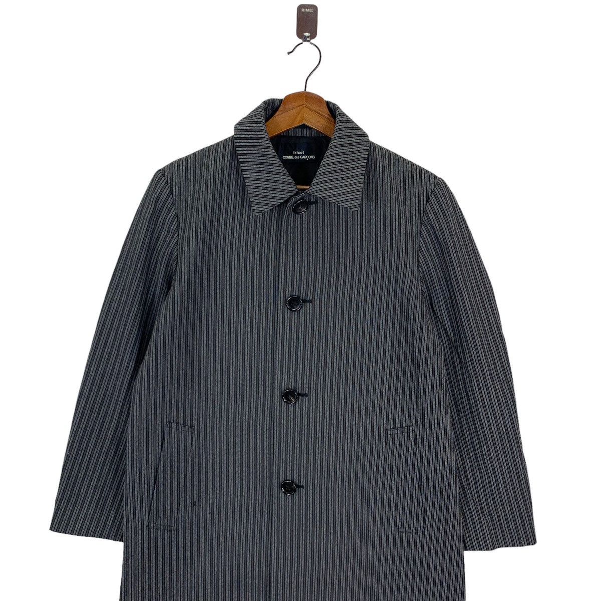 Comme des Garcons × Comme des Garcons Homme VINTAGE 1999 COMME DES GARCONS TRICOTS BUTTON LONG JACKET Size M / US 6-8 / IT 42-44 - 3 Thumbnail