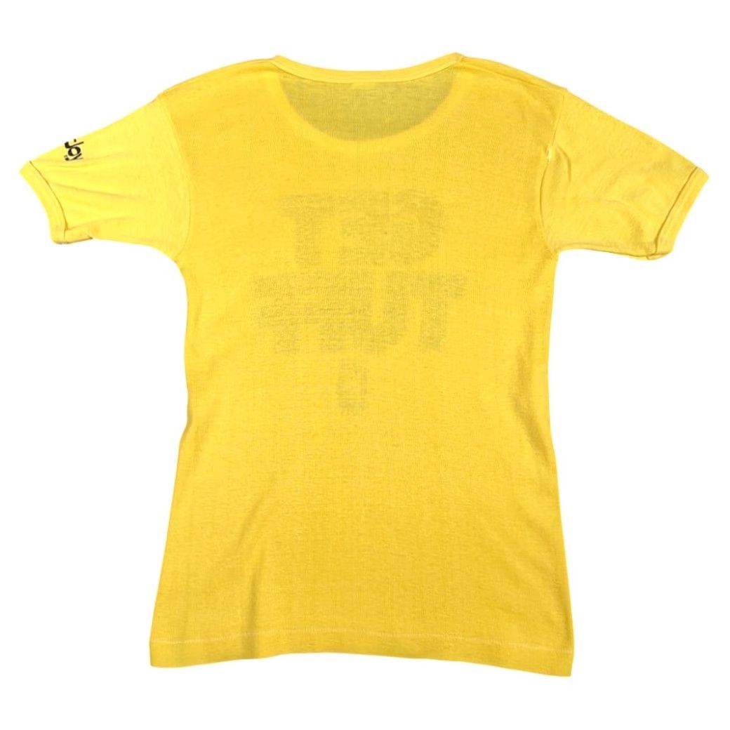 Footjoy VINTAGE FootJoy Shirt Womens XS Yellow Get Tuff Spell Out Golf 70s Size XS / US 0-2 / IT 36-38 - 3 Thumbnail