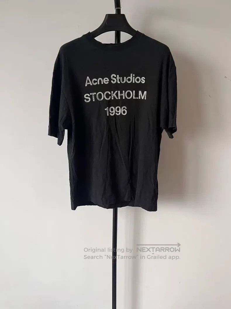 Acne Studios Acne Studios 1996 Series Letter Print Crewneck Short Sleev Size US XXS / EU 40 - 1 Thumbnail