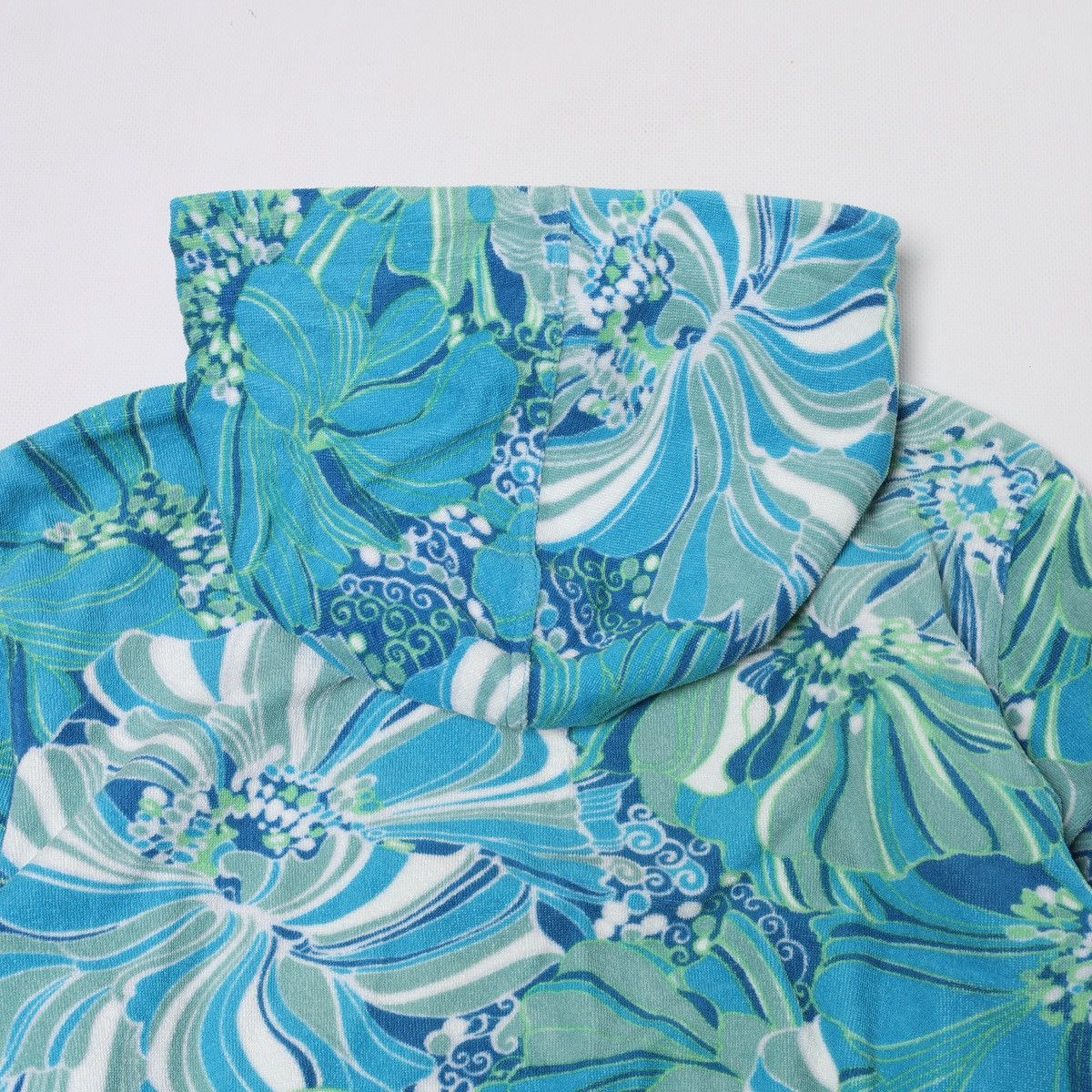 Dolce & Gabbana Dolce Gabbana Printed Flowers Floral Light Blue Zip Hoodie Size XS / US 0-2 / IT 36-38 - 14 Thumbnail
