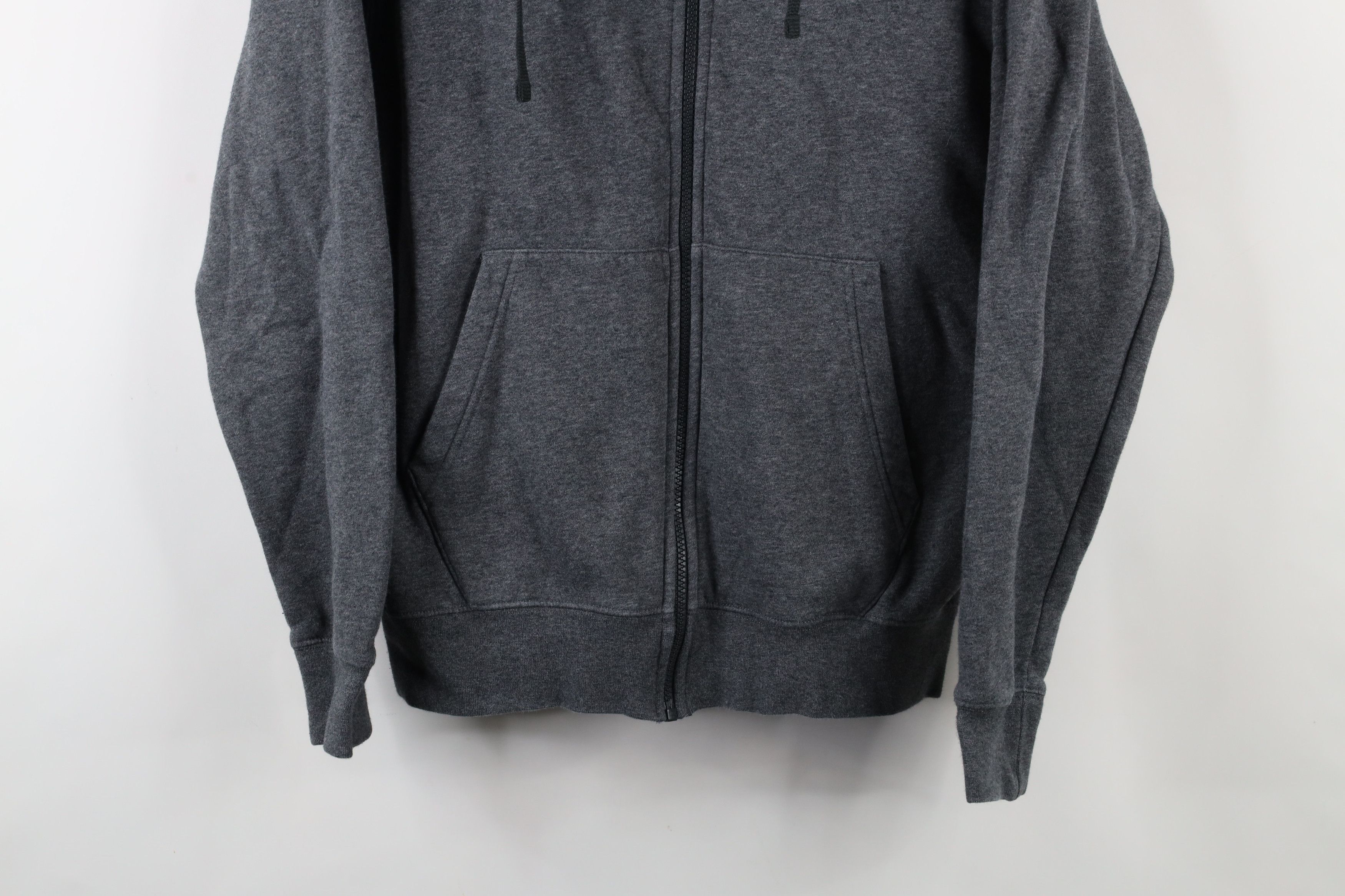 Nike × Vintage Vintage Nike Mini Swoosh Full Zip Hoodie Sweatshirt Gray Size US S / EU 44-46 / 1 - 3 Thumbnail