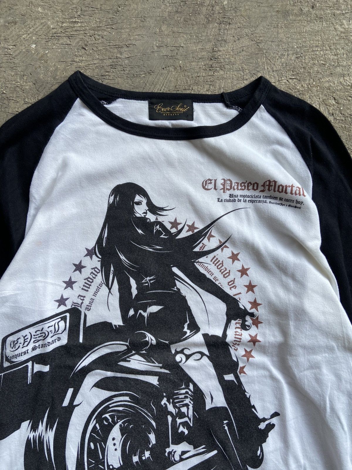Hysteric Glamour 2000s Eversoul x Anarchist JPN - Long Sleeve T-Shirt Size M / US 6-8 / IT 42-44 - 3 Thumbnail