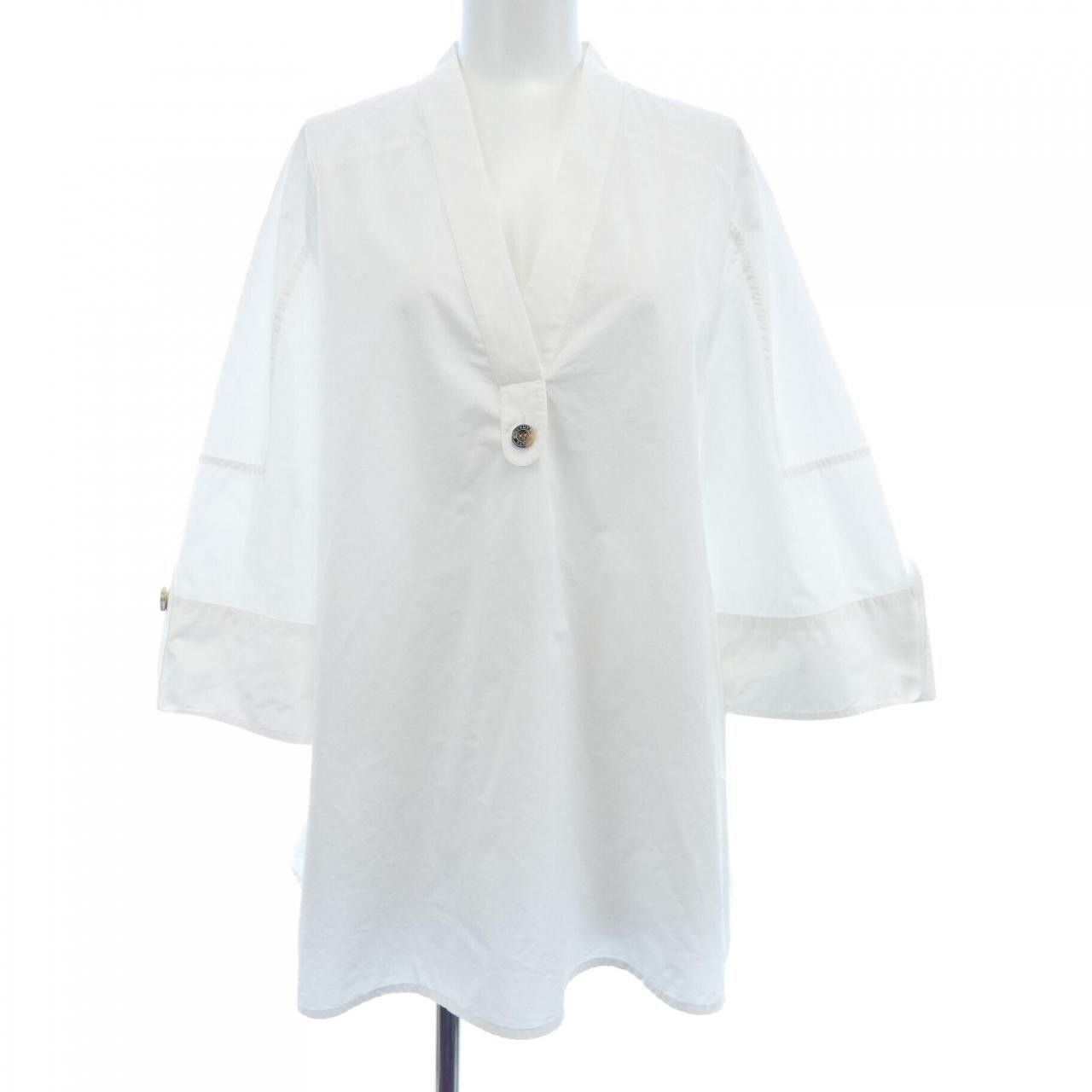 Hermes Hermes Hermès Shirt Cotton Shirt36 Cotton Dress Shirt DUTY FREE for USA Size ONE SIZE - 1 Thumbnail