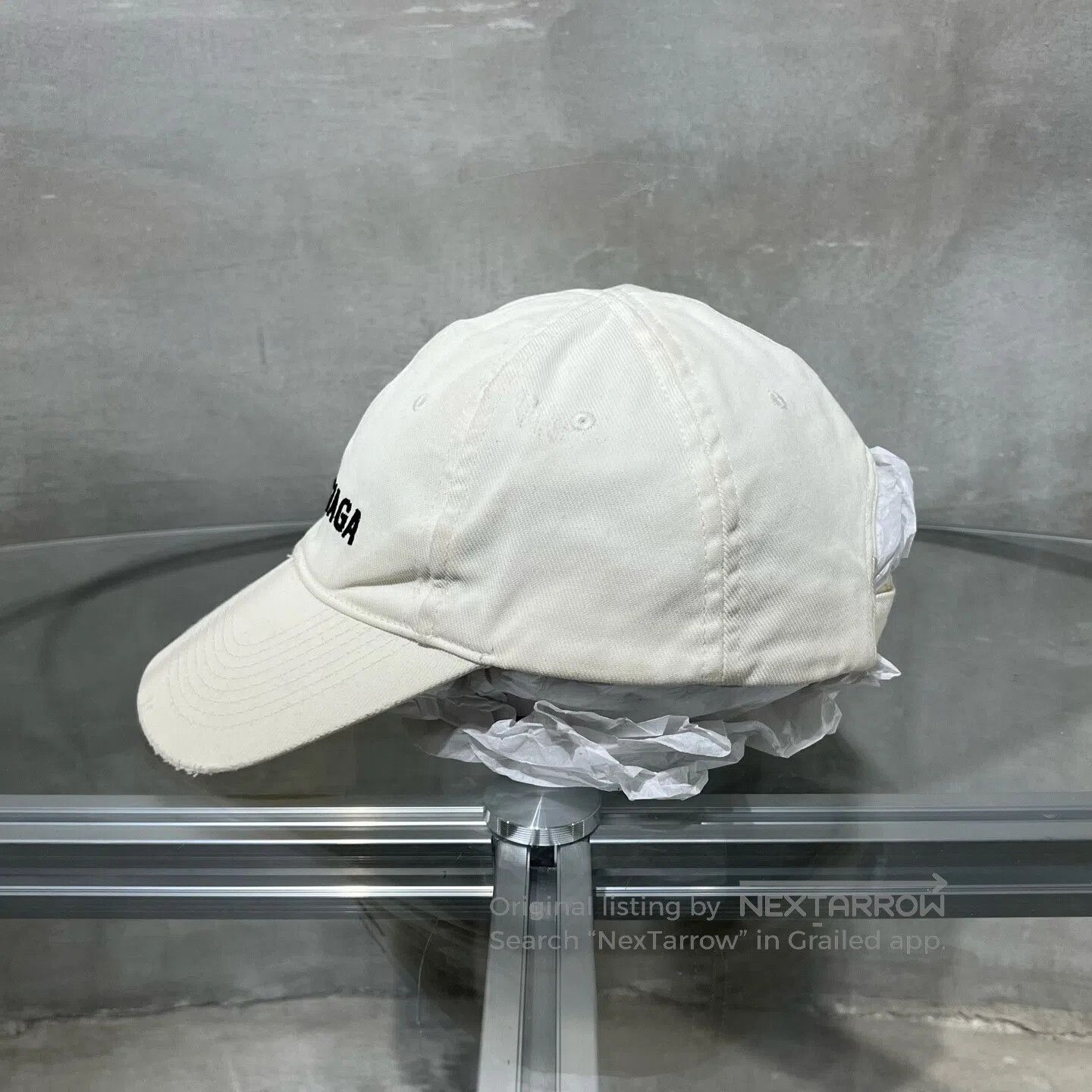 Balenciaga Balenciaga sizeL Turtleneck cap White Size ONE SIZE - 2 Thumbnail