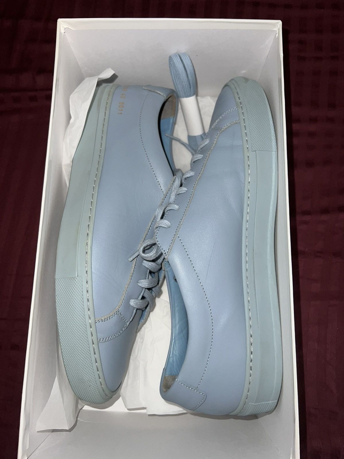 Common Projects Common Projects Men's Achilles - Powder Blue EU42 Size US 9 / EU 42 - 2 Thumbnail