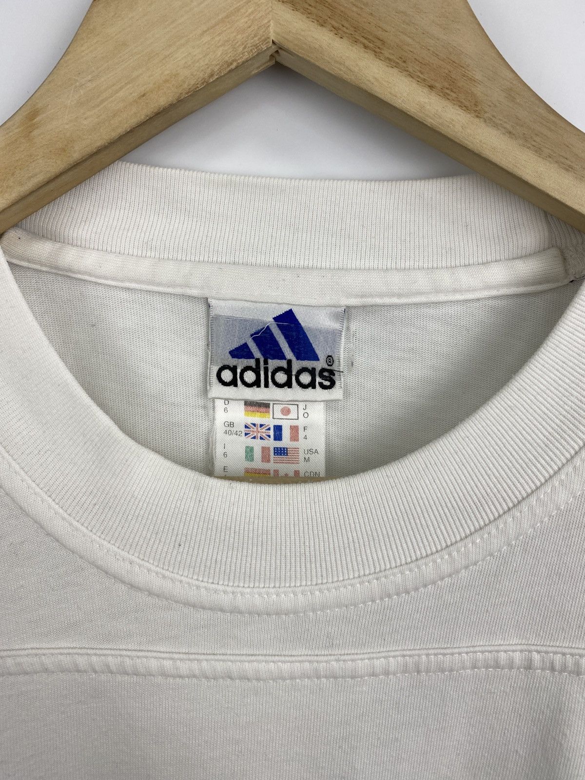 Adidas 🇺🇸 Vintage 80s Adidas Retro T-Shirt Rare Y2K Hype Size US M / EU 48-50 / 2 - 5 Thumbnail