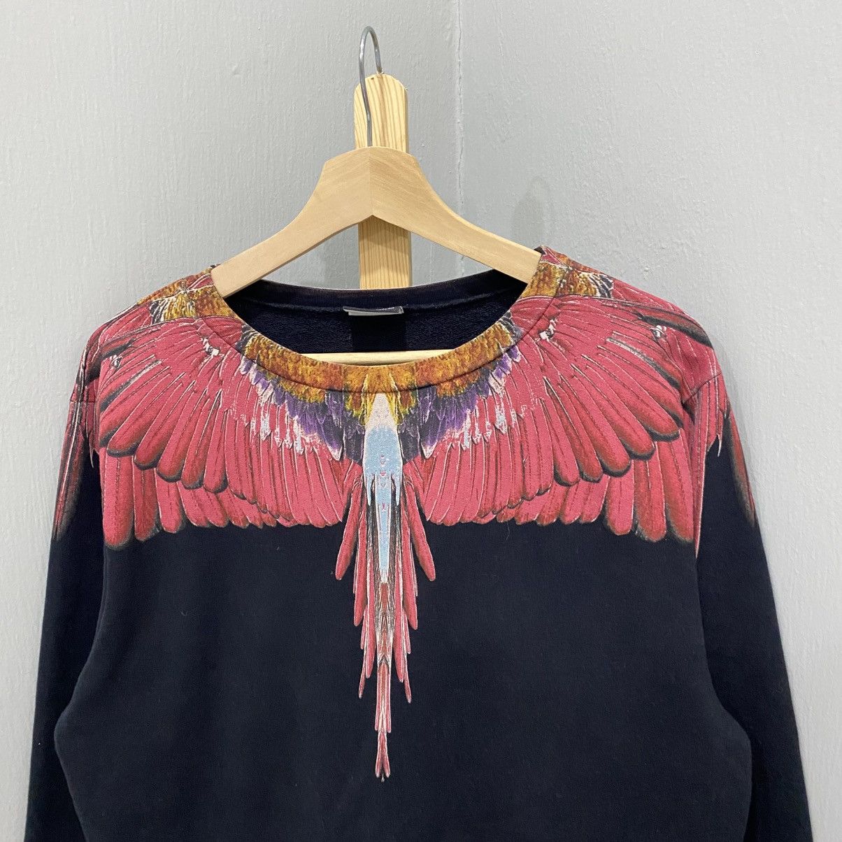 Marcelo Burlon Marcelo Burlon Red Icon Wings Crewneck Sweatshirt Size US M / EU 48-50 / 2 - 3 Thumbnail