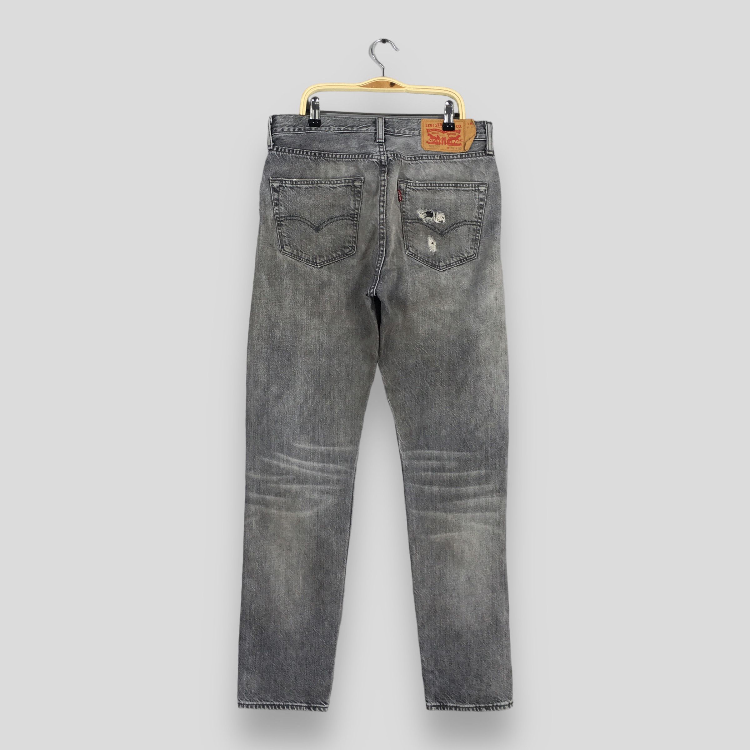 Levi's Size 30x30 Vintage Y2K Levi's 501 Faded Black Jeans S702 Size US 30 / EU 46 - 8 Thumbnail