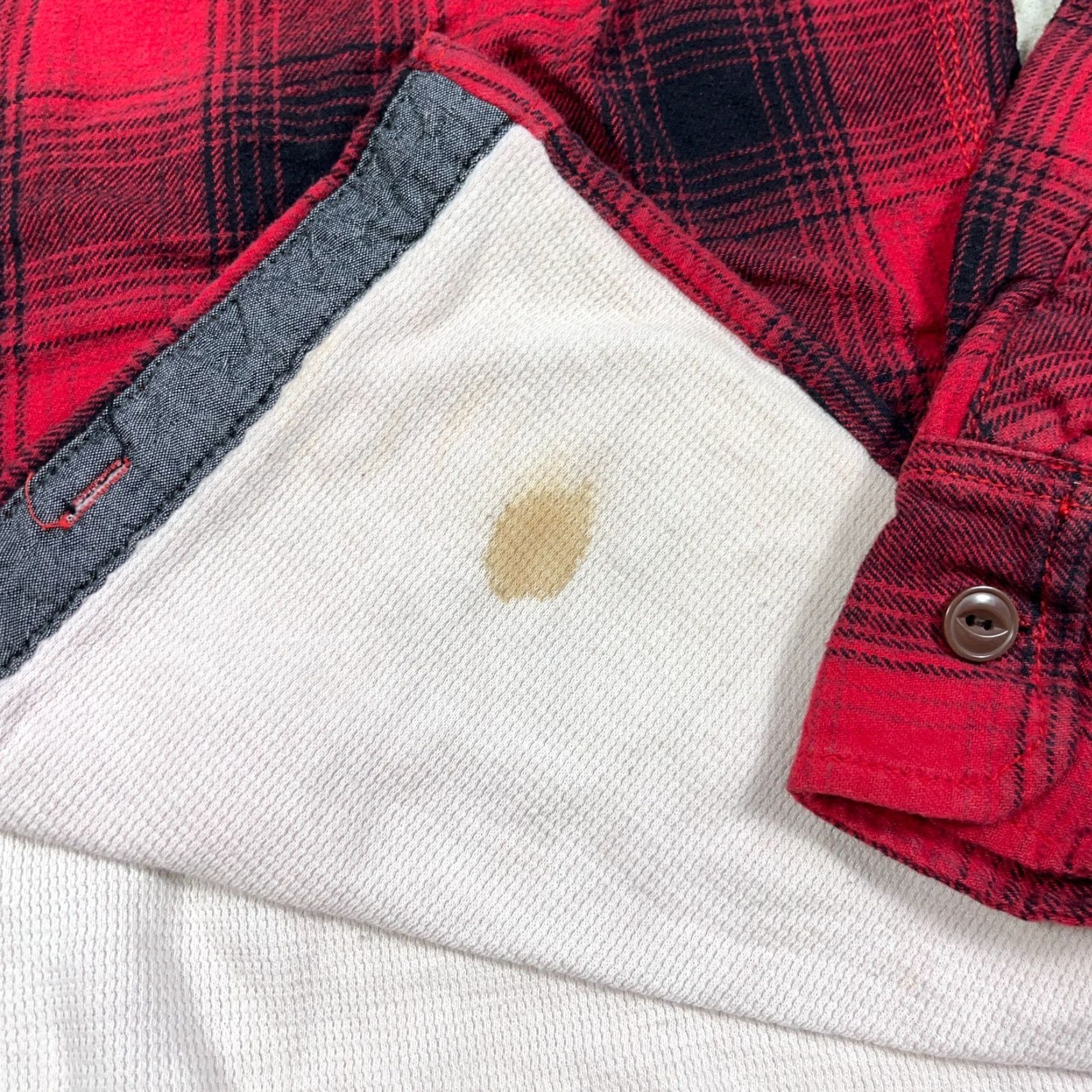 True Religion True Religion Shacket Shirt Jacket Red Plaid Men M Lined Quilted Cotton Pocket Pearl Snap Button Vintage: No Size US M / EU 48-50 / 2 - 4 Thumbnail