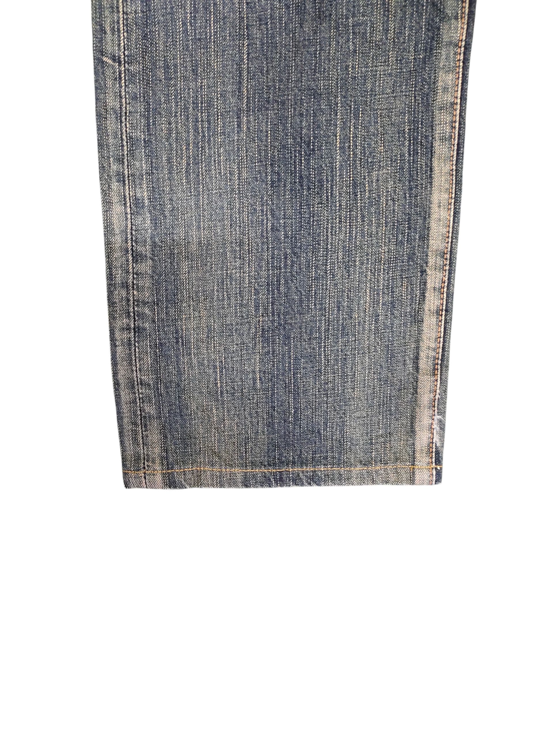 Comme des Garcons × Undercover Vintage Edwin 504 Japan Clawmark Distress Loose Denim Jeans Size US 29 - 6 Thumbnail