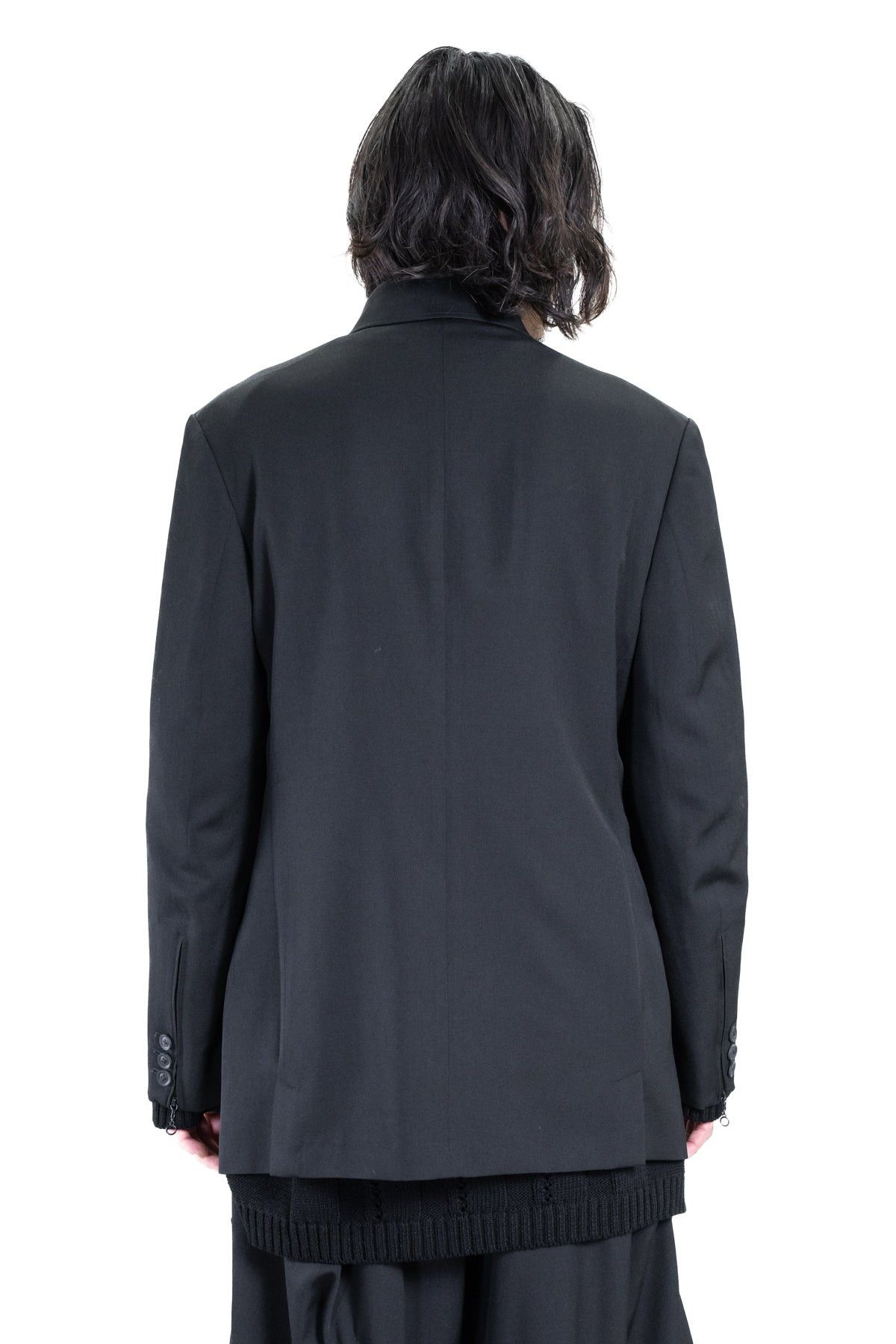 Yohji Yamamoto Yohji Yamamoto Pour Homme HOOK COLLAR 5 SINGLE JACKET BLAZER Size US M / EU 48-50 / 2 - 7 Thumbnail
