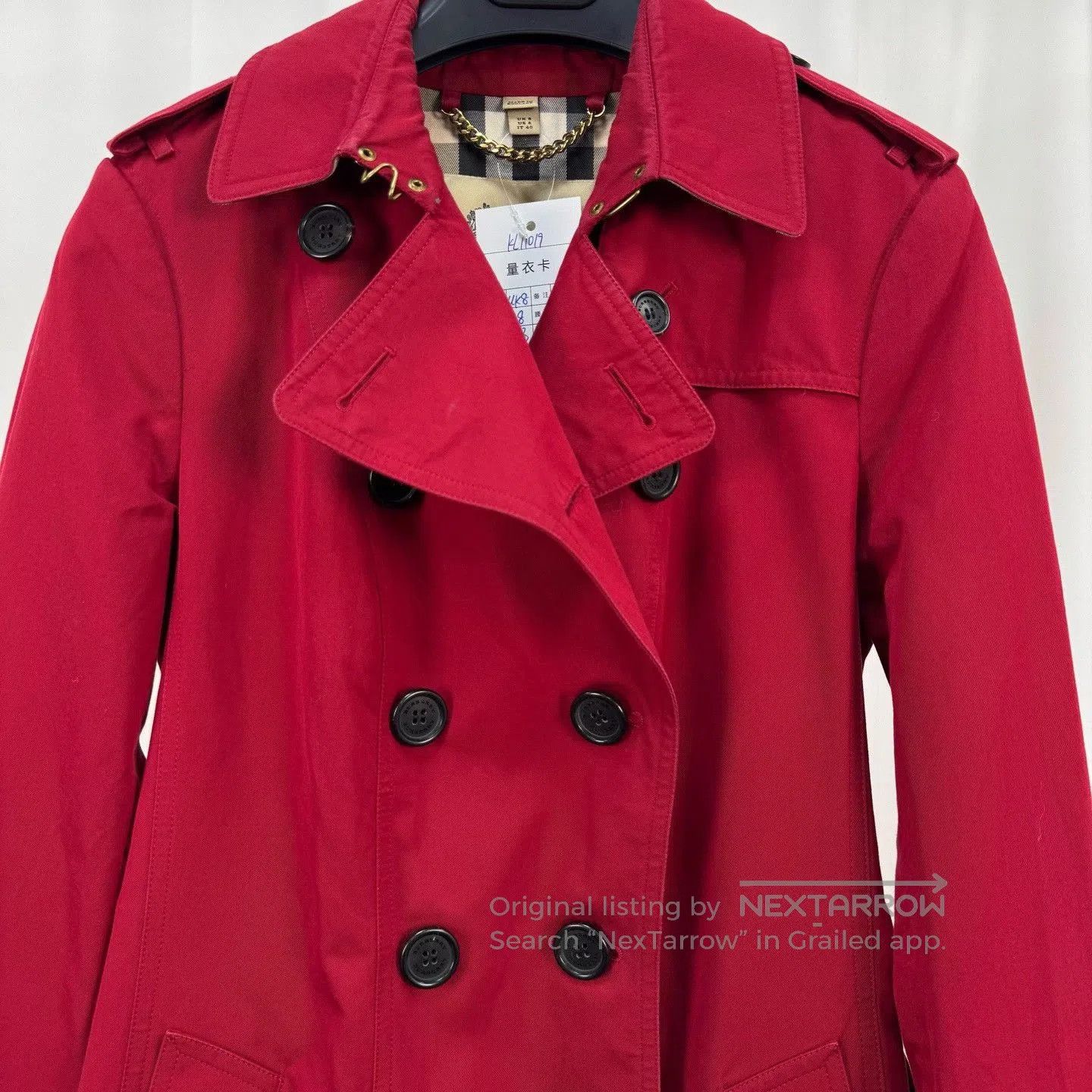 Burberry Burberry Double Crown Inner Check Trench Coat. Size M / US 6-8 / IT 42-44 - 3 Thumbnail