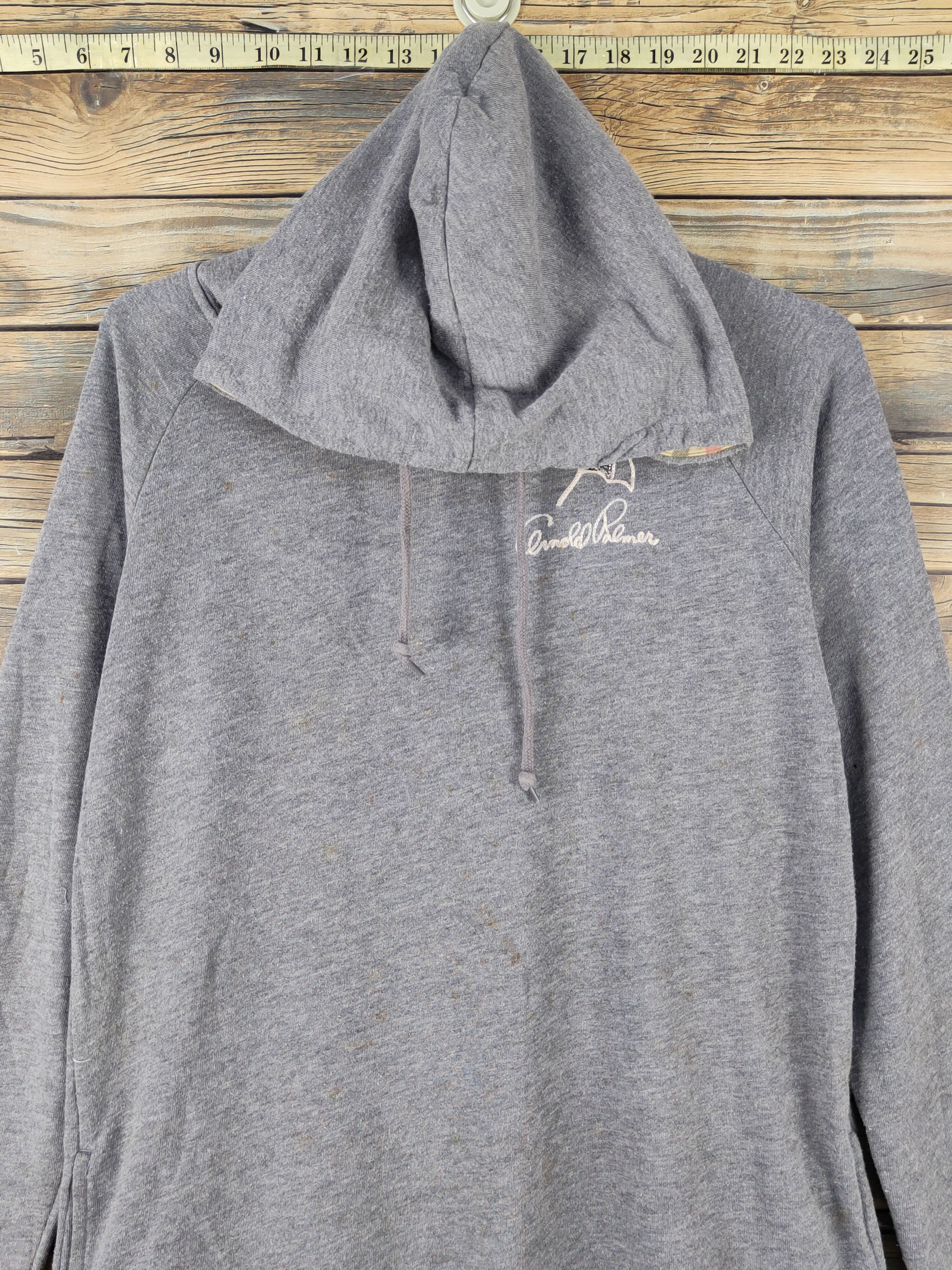 Japanese Brand × Vintage Arnold Palmer Gray Hoodie Sweatshirts #W1685 Size US S / EU 44-46 / 1 - 3 Thumbnail