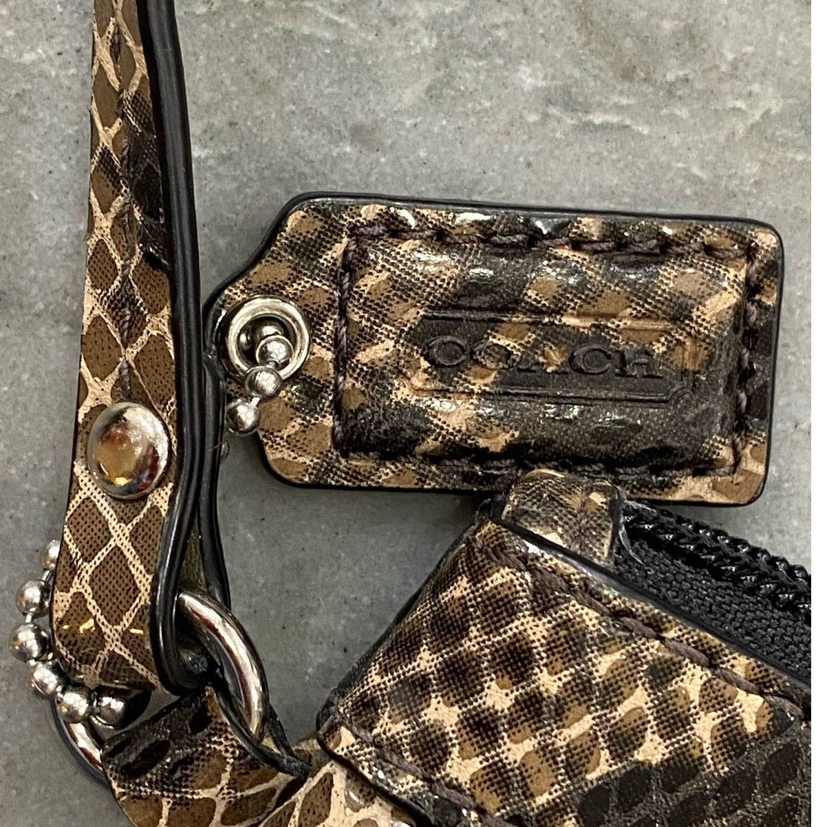 Coach Coach Soho Embossed Exotic Madison Wristlet Leather Size ONE SIZE - 7 Thumbnail