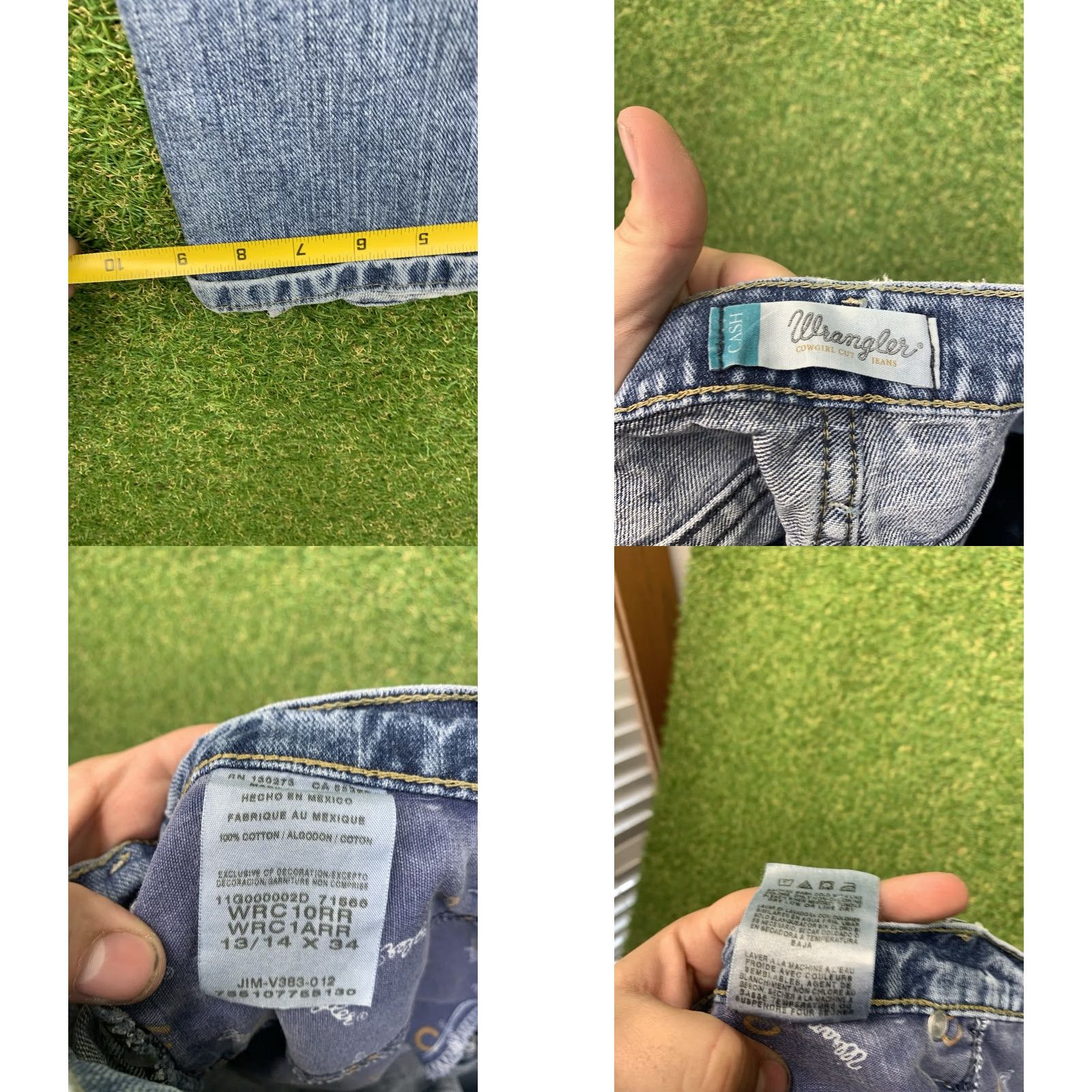 Wrangler Wrangler Jeans Low Rise Bootcut Womens 34 Inseam Denim Blue 5-Pocket Western Southwestern Cowboy Retro Wrangler Retro Jeans Womens Boys Womens Size 34" / US 12 / IT 48 - 8 Thumbnail