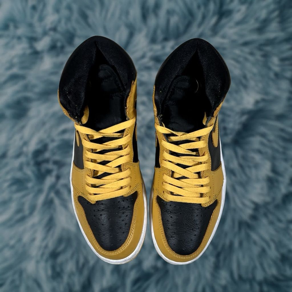 Jordan Brand Nike Air Jordan 1 Sneaker Mens Size 8.5 Yellow Retro High OG Pollen 555088-701 Size US 9 / EU 42 - 1 Thumbnail