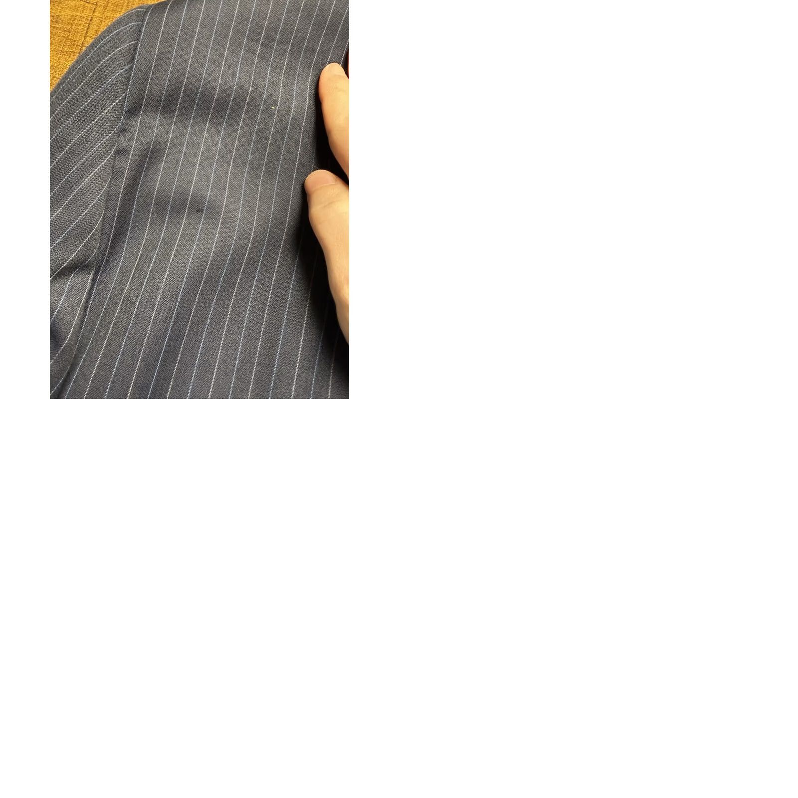 Vintage Samuelsohn Suit Mens 46 Blue 2pc Blazer Trousers Wool Men 46R 40X28 Pinstripe READ Size US 30 / EU 46 - 12 Thumbnail
