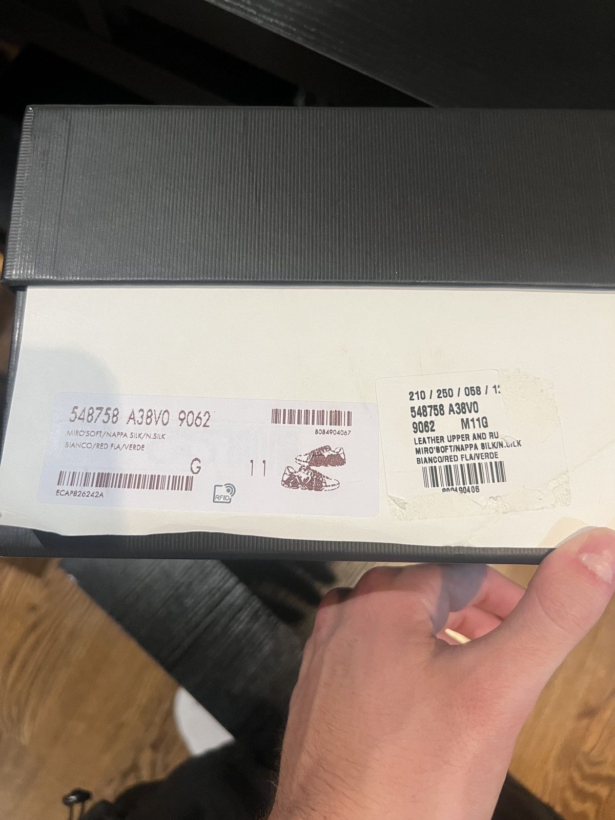 Gucci Gucci Ace “LOVED” Sneaker Size US 11 / EU 44 - 10 Thumbnail