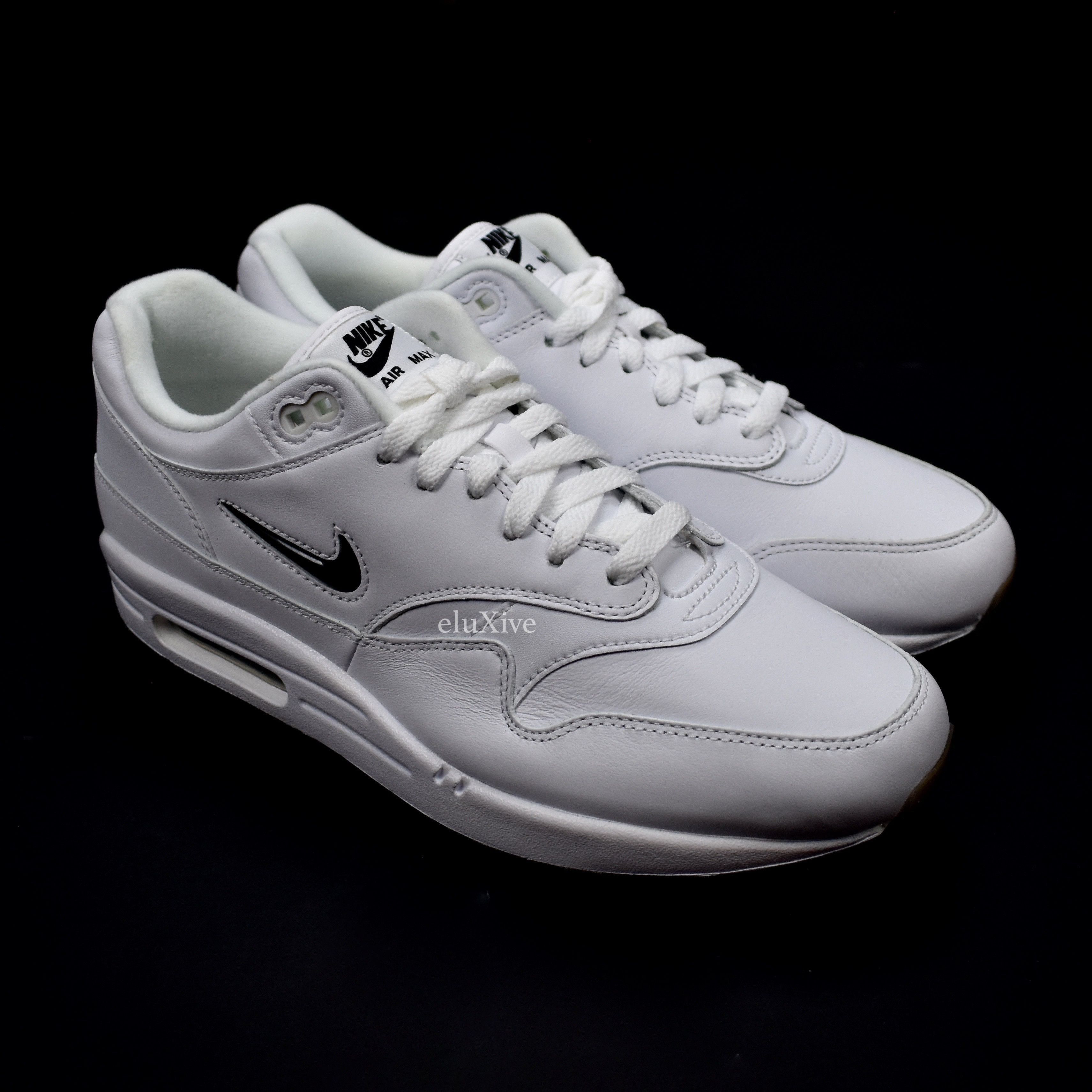 Nike Nike Air Max 1 Jewel Mini Swoosh White Black 2017 DS Size US 9.5 / EU 42-43 - 1 Preview