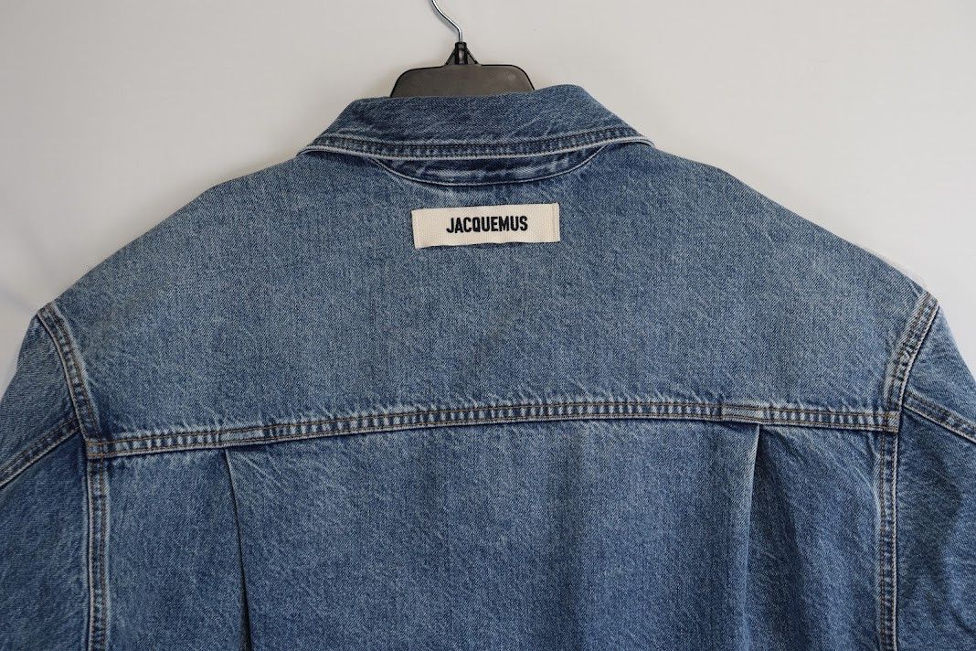 Jacquemus o1rshd1 Denim Jacket in Light Blue Size US M / EU 48-50 / 2 - 6 Thumbnail