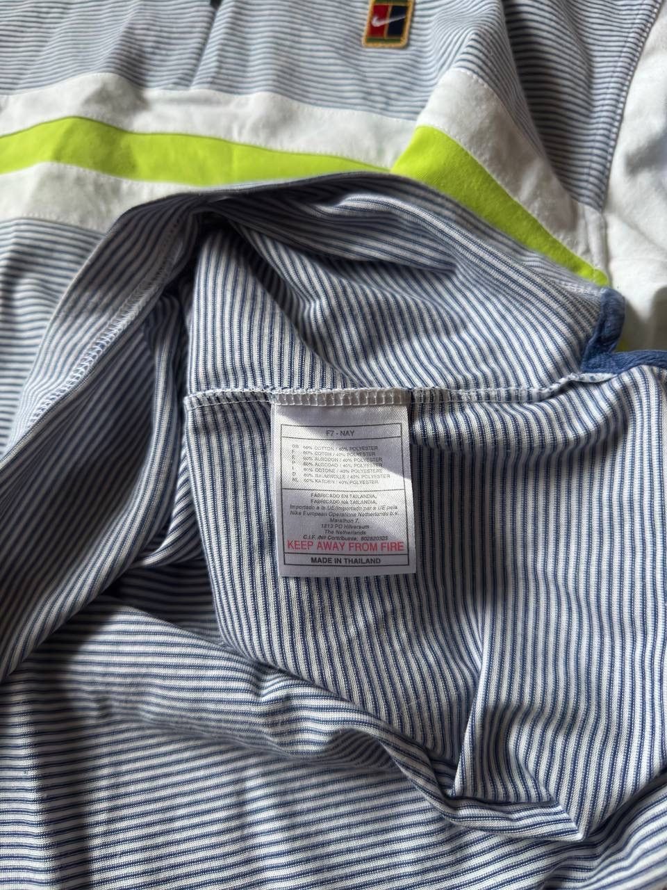 Nike Vintage Nike Challenge Court polo 90’s striped size M Size US M / EU 48-50 / 2 - 7 Thumbnail