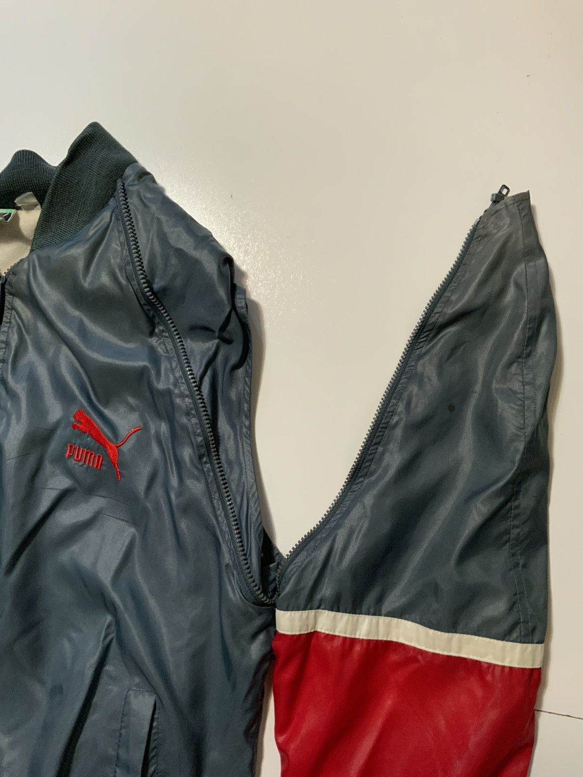 Puma Vintage 80s 90s Puma Convertible Zip Windbreaker Jacket Vest Size US M / EU 48-50 / 2 - 8 Thumbnail