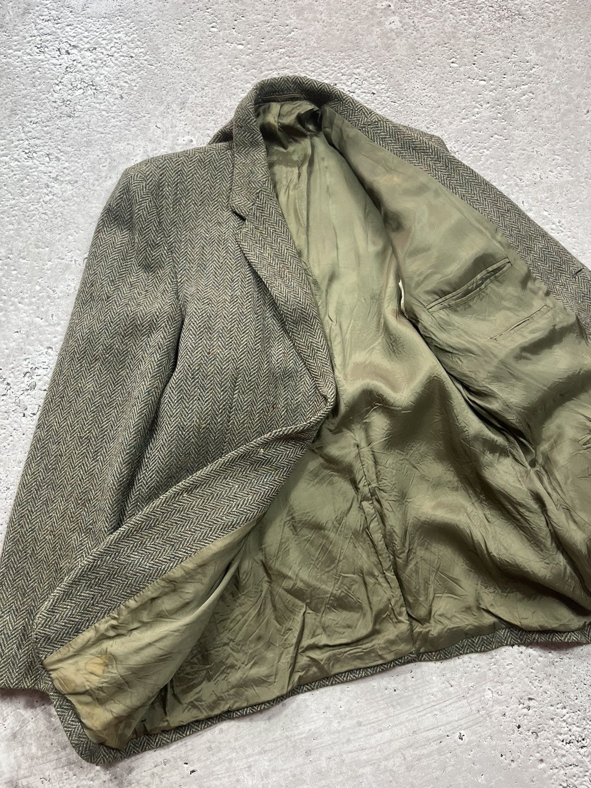 Magee × Vintage Vintage Magee Donegal Tweed Blazer Pure Wool Ireland Size 42R - 11 Thumbnail