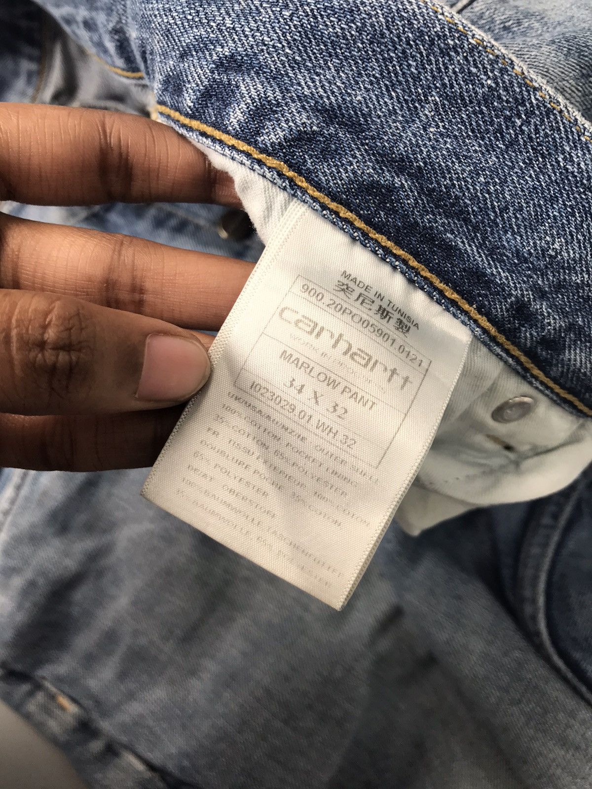 Carhartt Vintage Carhartt marlow pant denim Size US 38 / EU 54 - 7 Thumbnail