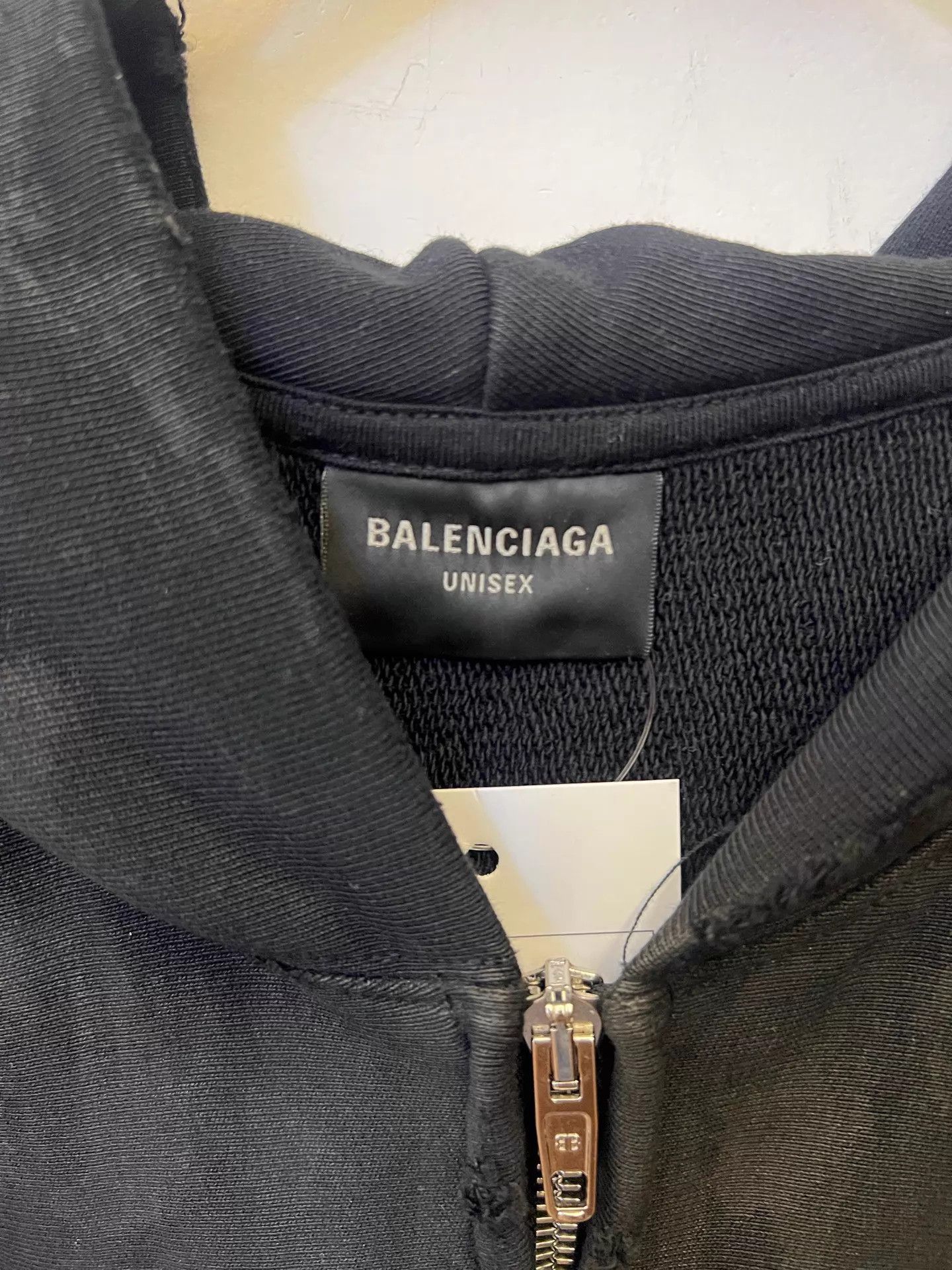 Balenciaga Balenciaga 23SS Tape Cola Mud-Dyed Zip Hoodie L Size US L / EU 52-54 / 3 - 2 Thumbnail