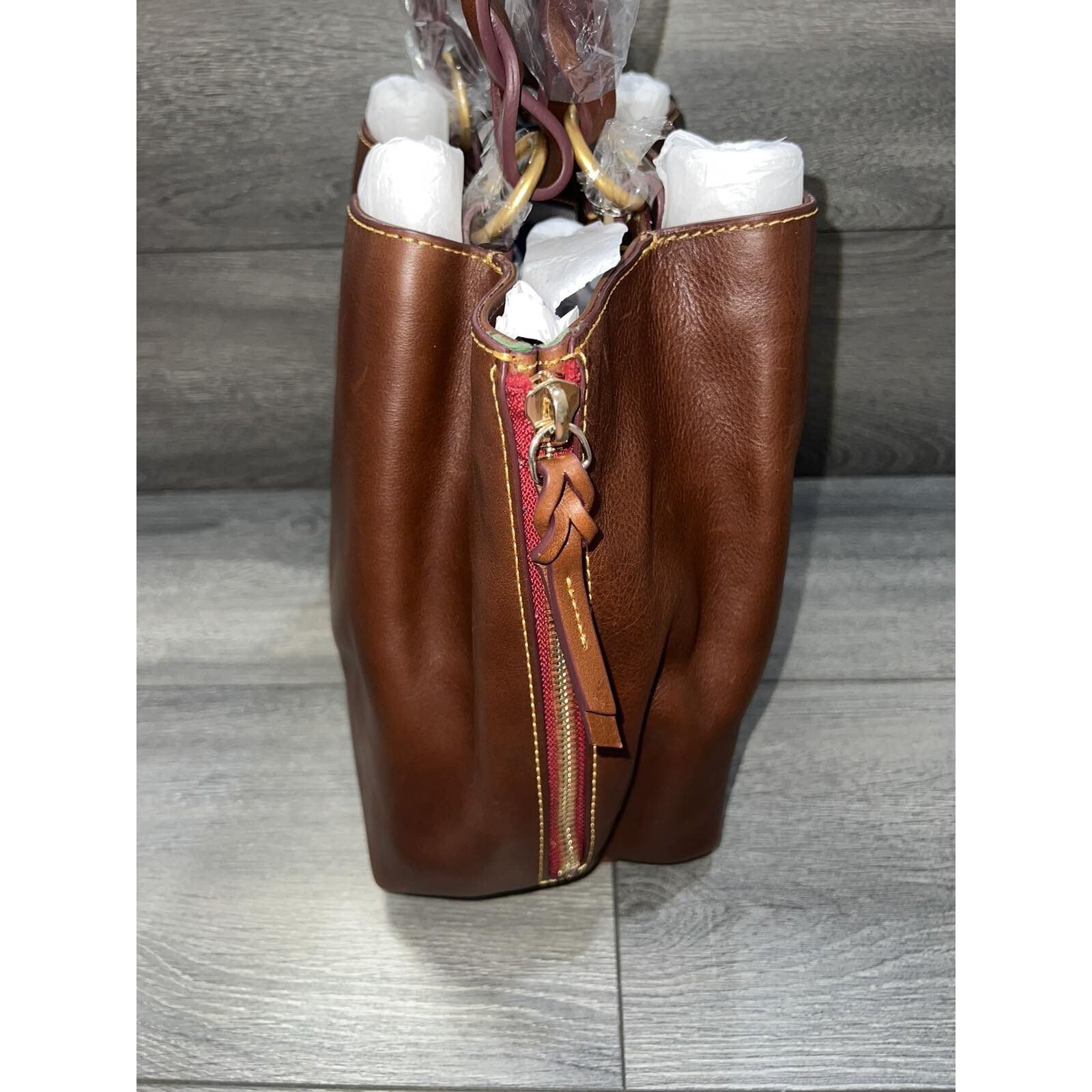 Dooney & Bourke Dooney & Bourke Florentine Leather Large Zip Barlow A386438 Size ONE SIZE - 12 Thumbnail