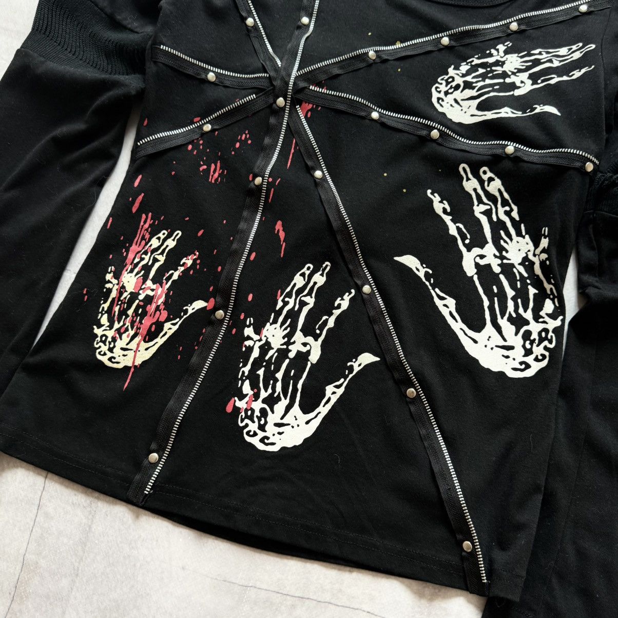 Hysteric Glamour Y2K Punk Strap Long Sleeve T-Shirt Hysteric Glamour Style Size M / US 6-8 / IT 42-44 - 2 Thumbnail