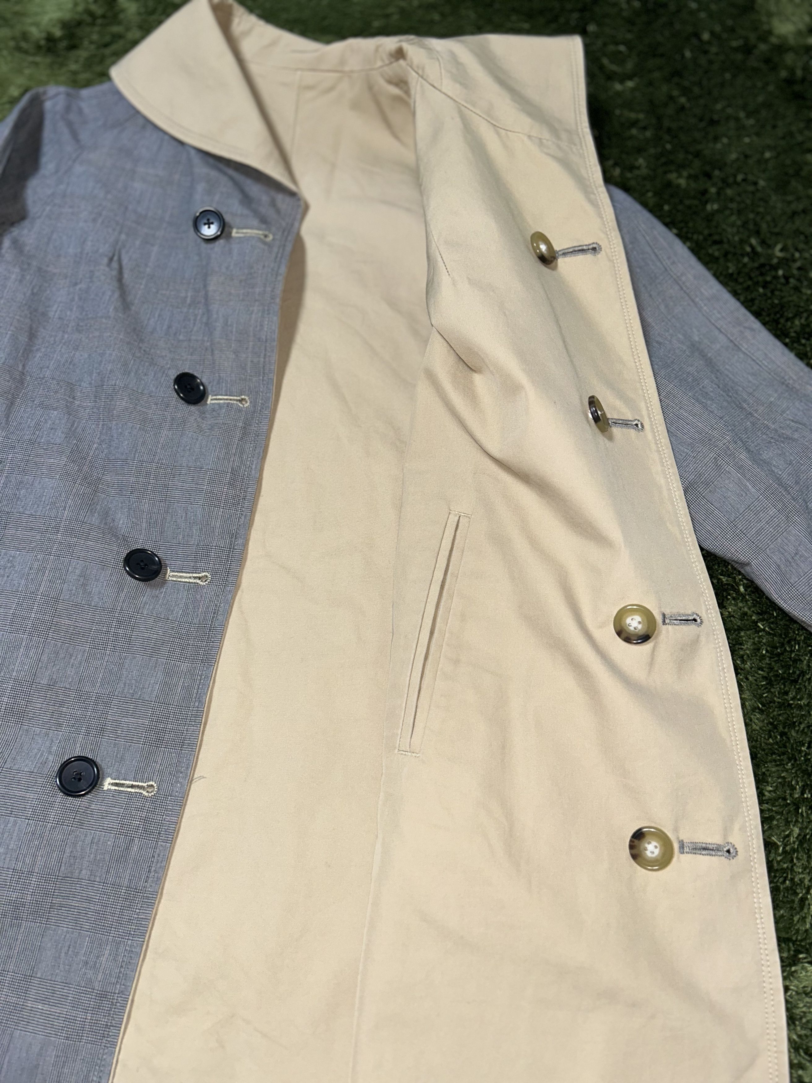 Beams Plus × Japanese Brand [XS] beams reversible check single cotton coat plaid Size XS / US 0-2 / IT 36-38 - 5 Thumbnail