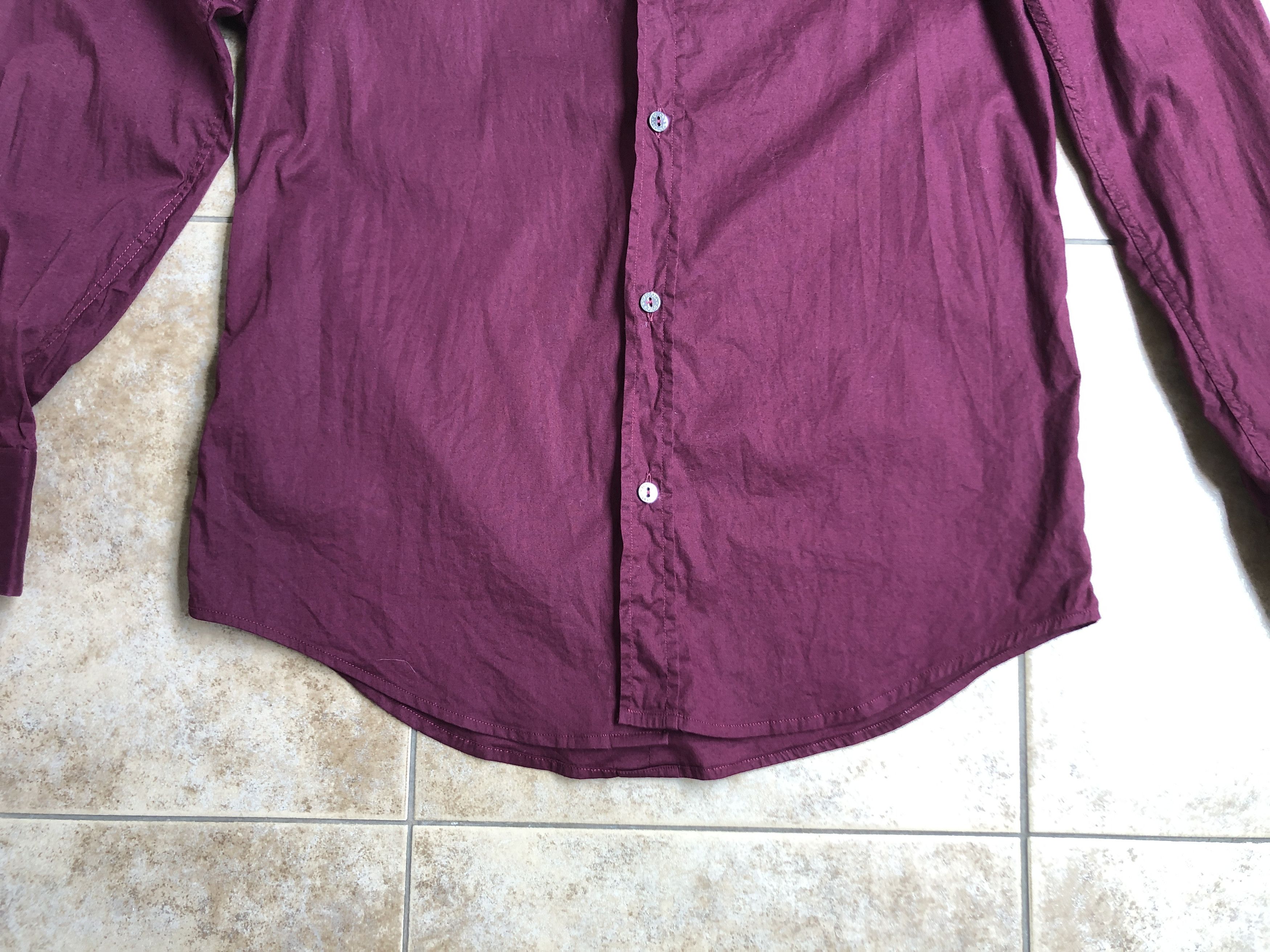 Dolce & Gabbana Dolce & Gabbana burgundy Long Sleeve Shirt Size US M / EU 48-50 / 2 - 5 Thumbnail