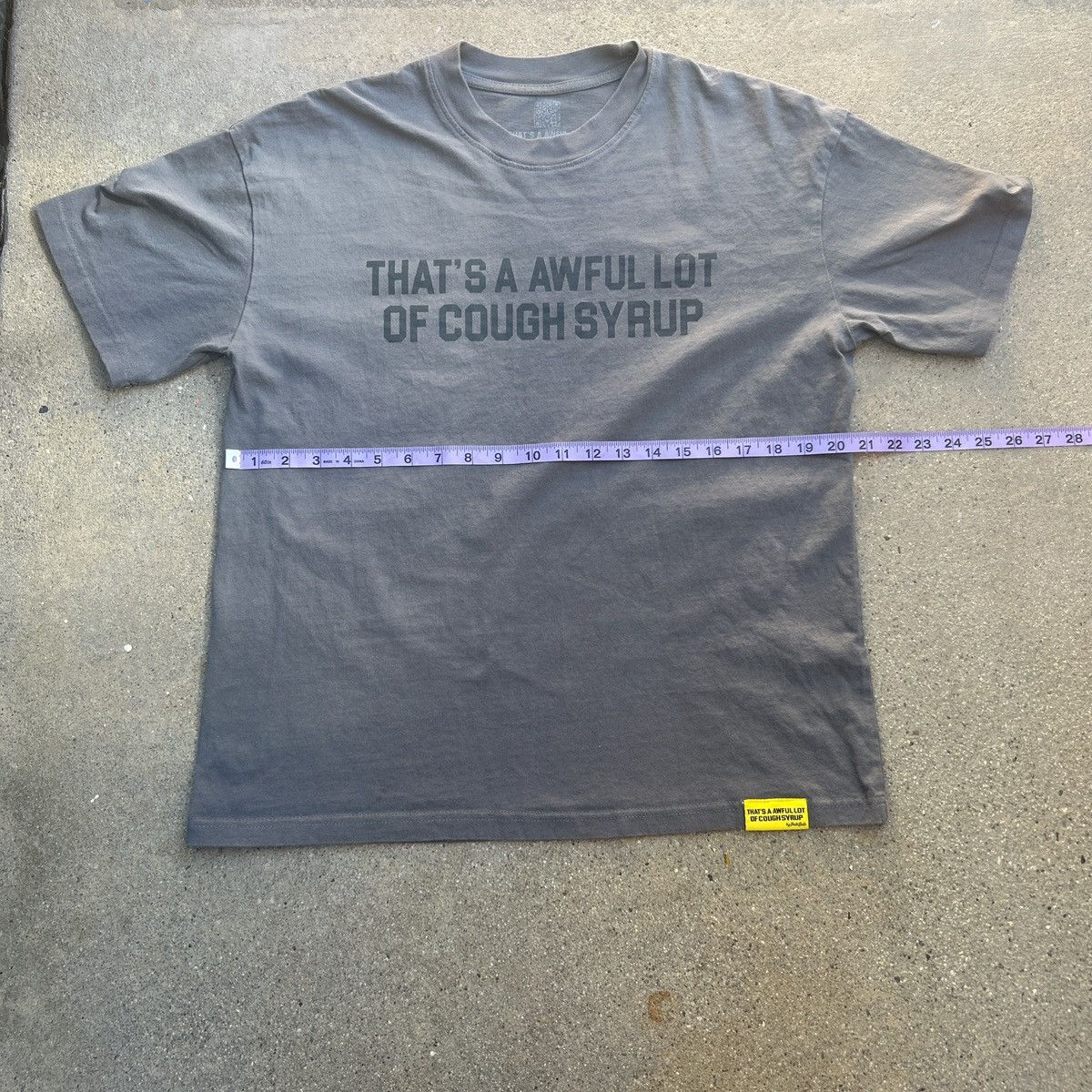 Awful Lot of Cough Syrup Grey and Dark Grey Awful Lotta Cough Syrup Size US M / EU 48-50 / 2 - 1 Thumbnail