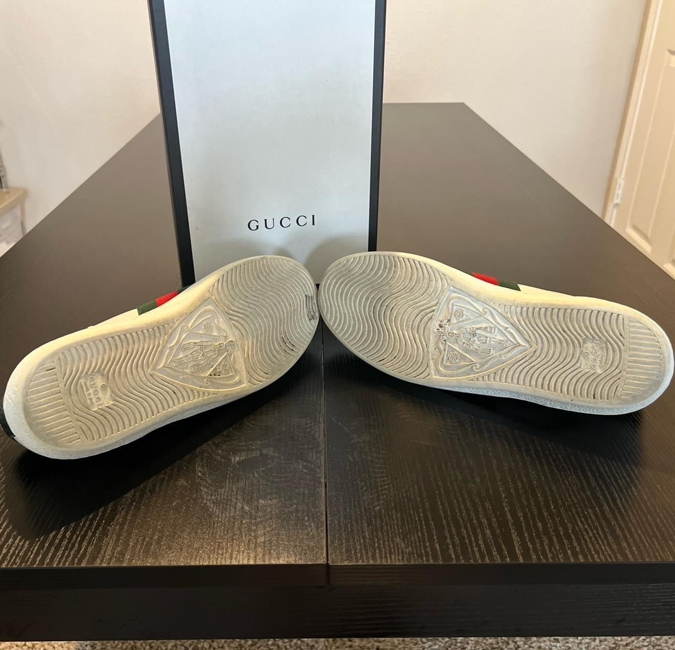 Gucci Gucci Ace Sneakers White Low Tops 10 Leather Size US 10 / EU 43 - 5 Thumbnail