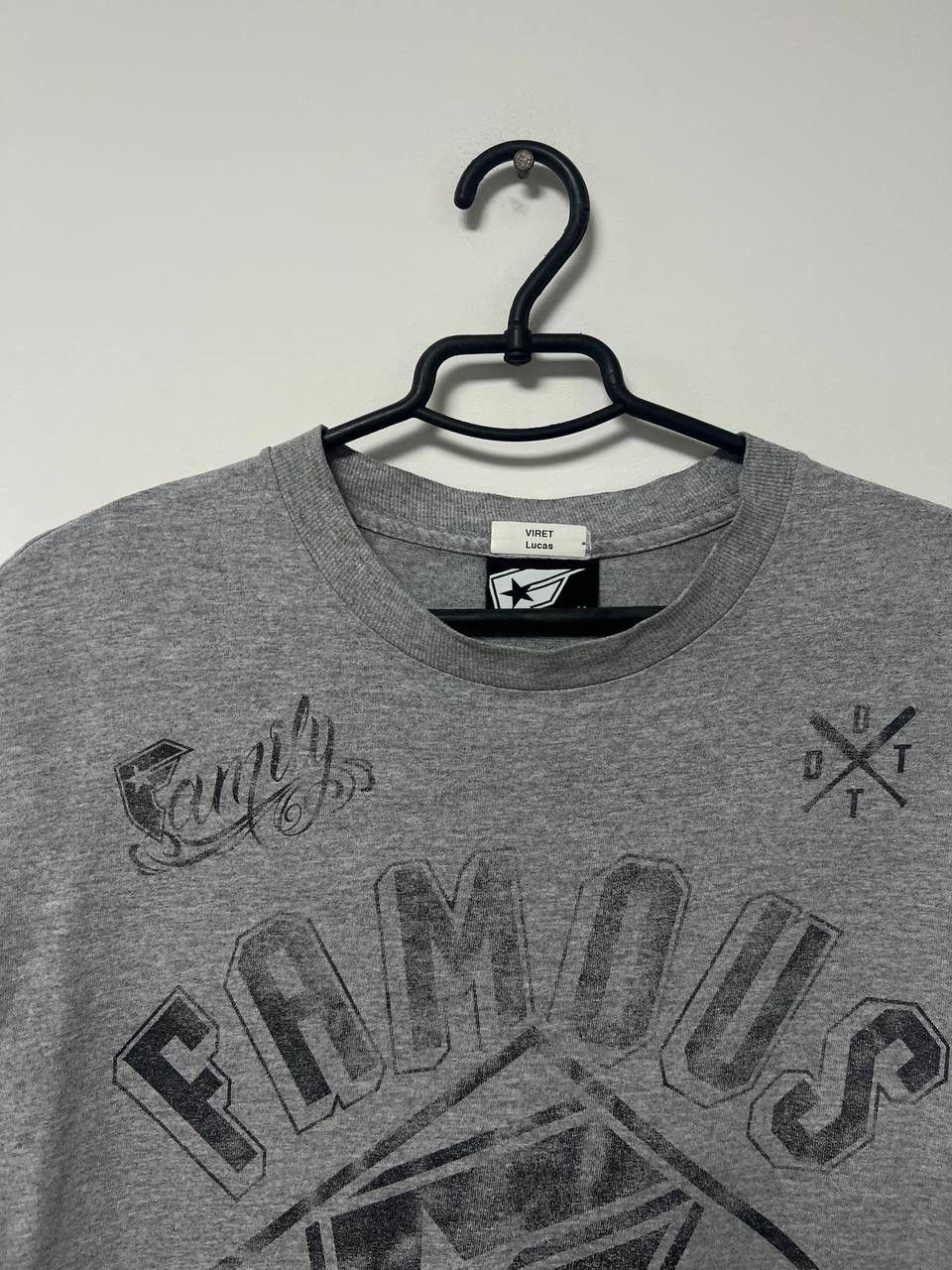 Famous Stars And Straps Vintage 1999 Famous Star and Straps T shirt Big Logo Tee M Size US M / EU 48-50 / 2 - 7 Thumbnail