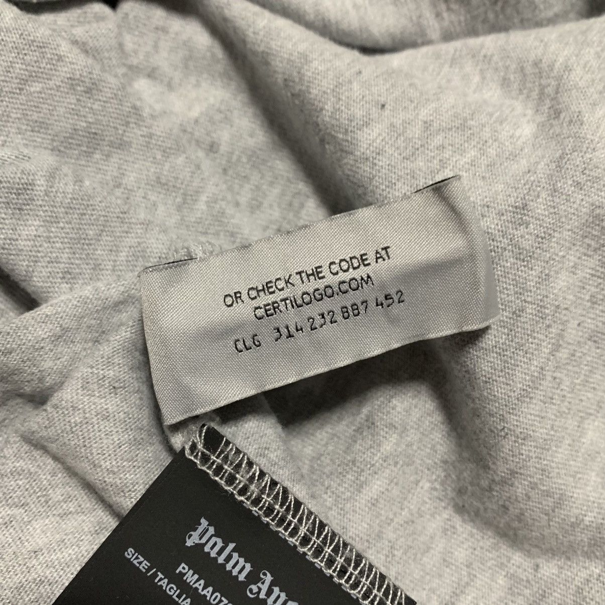 Represent Clo. Palm Angels Medium Classic Logo Grey Tee Size US M / EU 48-50 / 2 - 7 Thumbnail