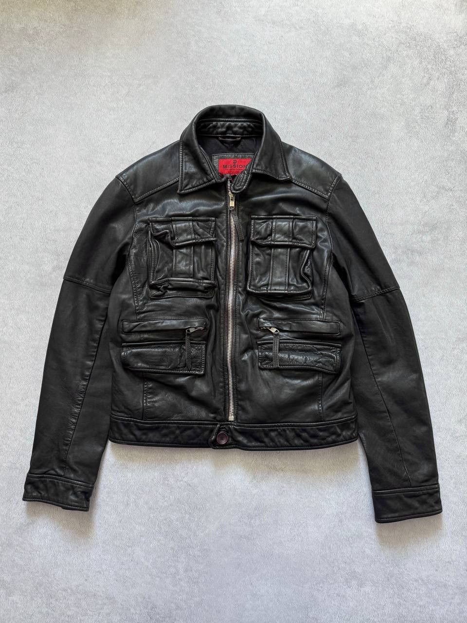 Vintage Mission Cropped Leather Bomber Dolce Gabbana vibe Size US M / EU 48-50 / 2 - 1 Thumbnail