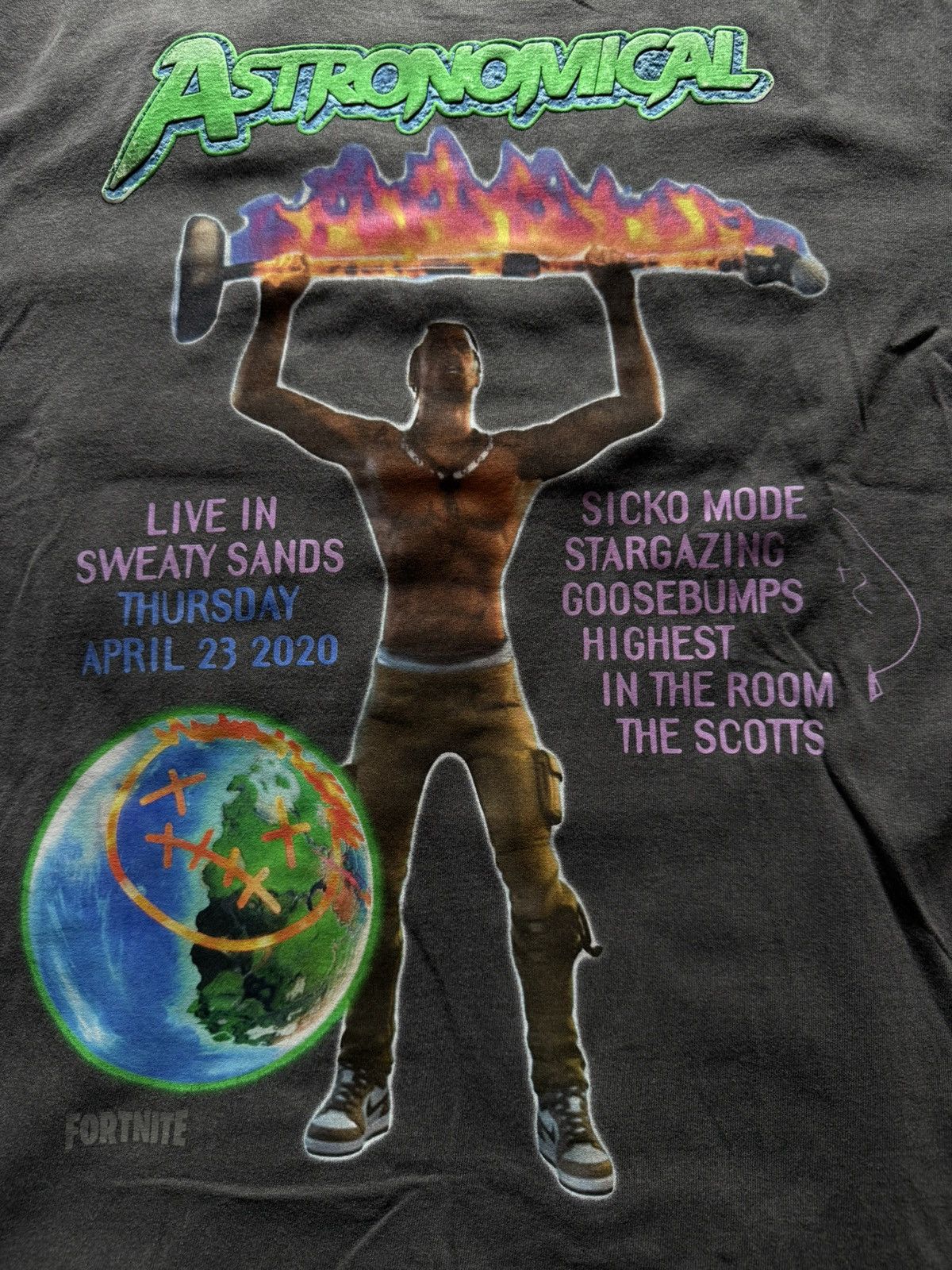 Travis Scott Cactus Jack Travis Scott Back Bling “Astronomical” 2020 Size US M / EU 48-50 / 2 - 2 Thumbnail
