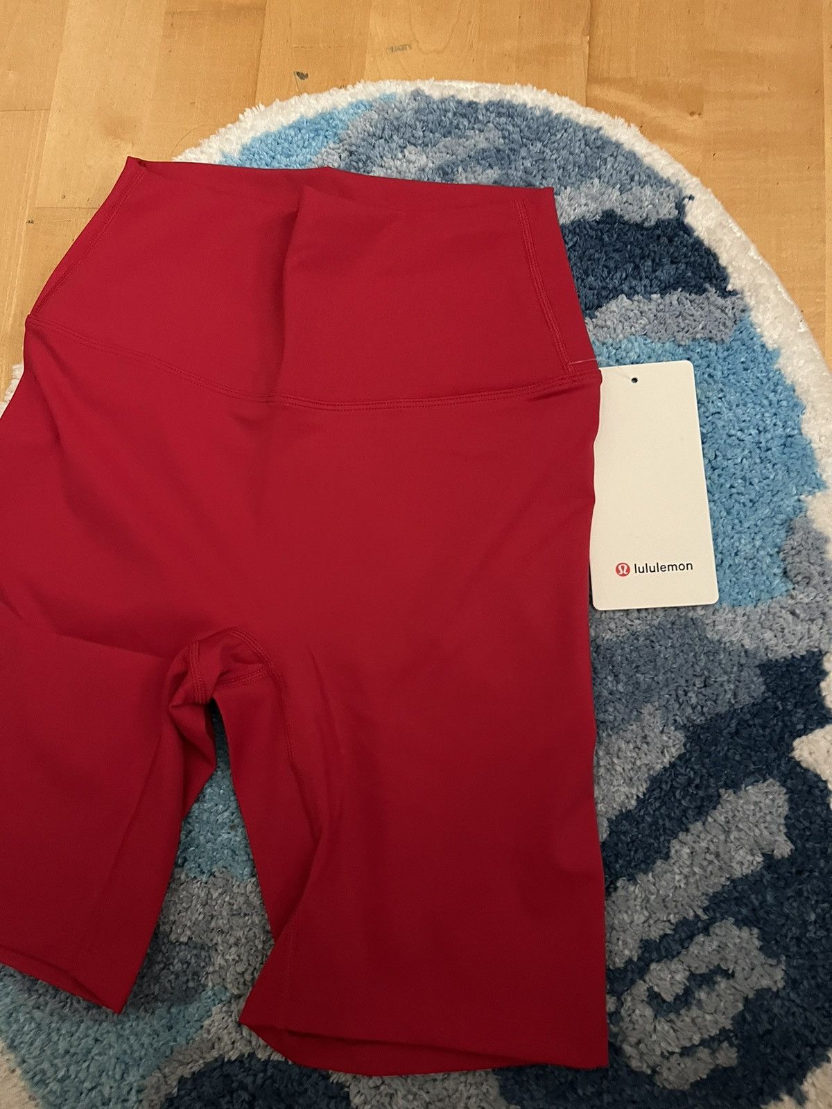 Lululemon Red lulu lemon biker shorts Size 28" / US 6 / IT 42 - 1 Thumbnail