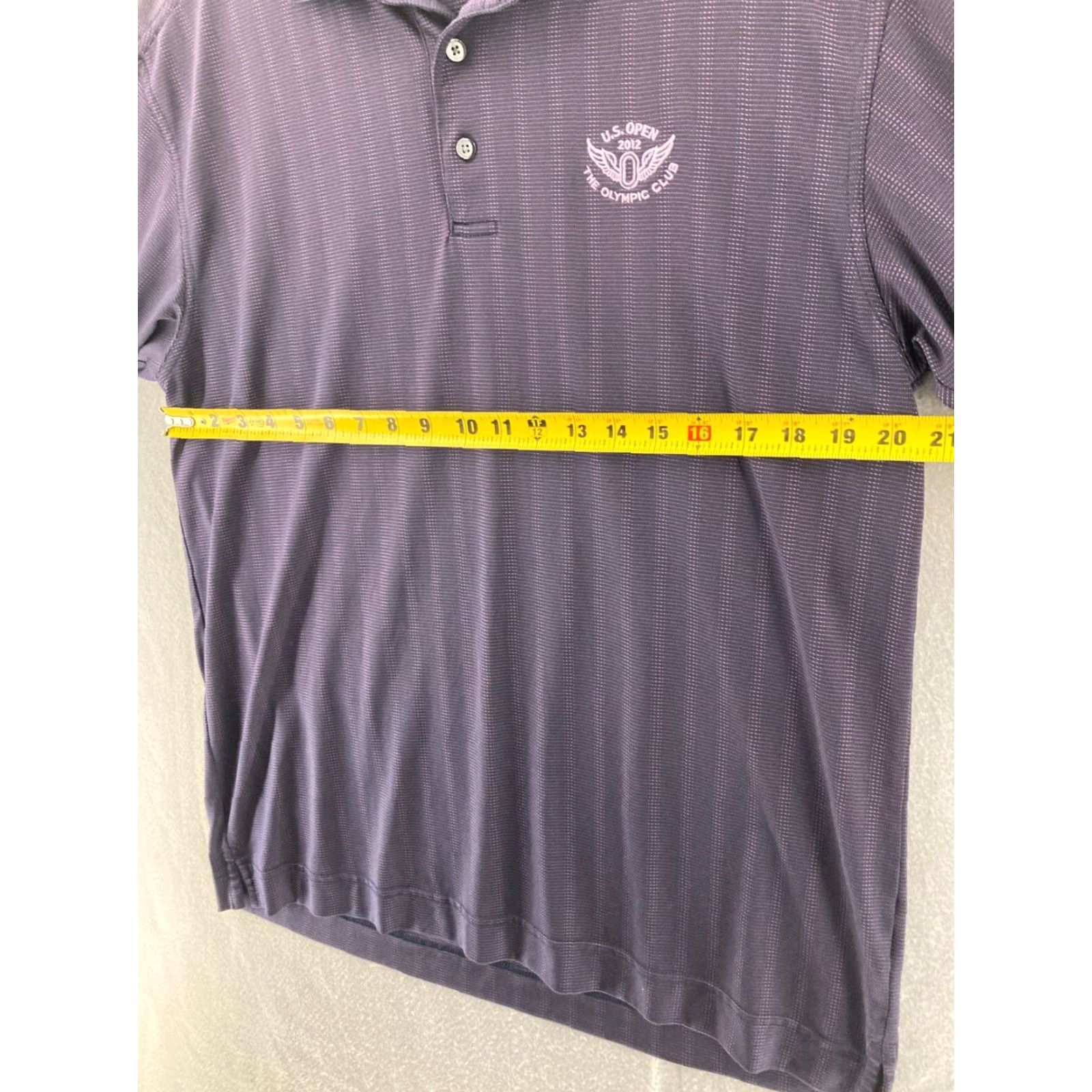 Cutter & Buck Cutter & Buck Polo Mens M Open 2012 US Olympic 90s Blue Short Sleeve Collared Polyester Golf Shirt Size US M / EU 48-50 / 2 - 2 Thumbnail