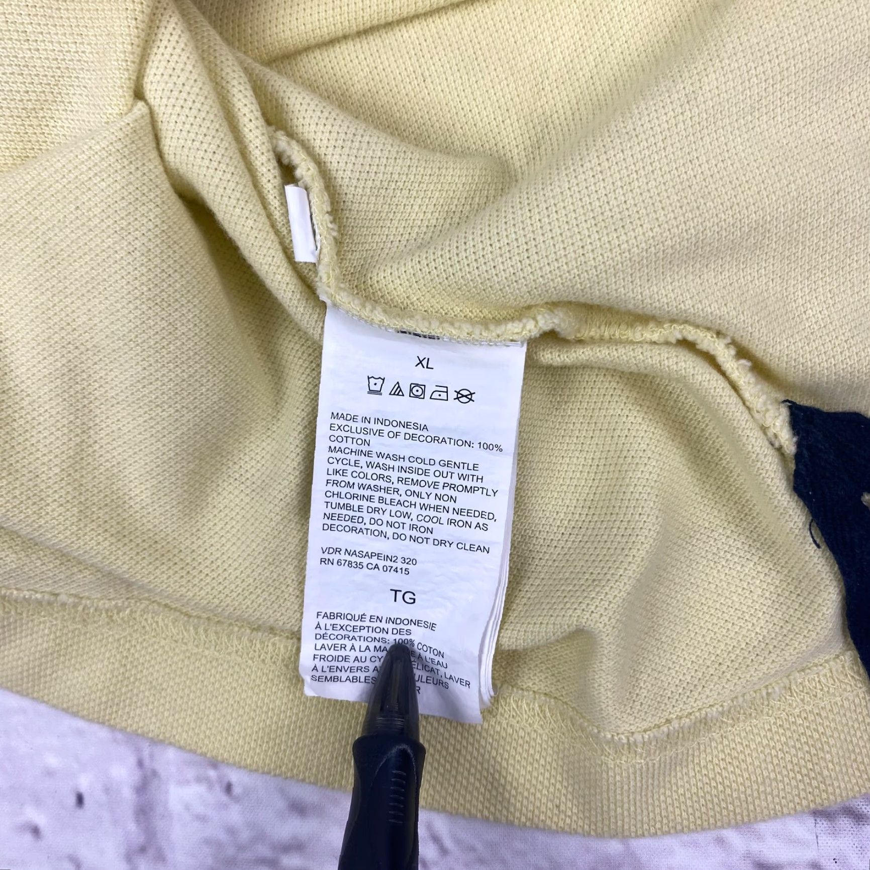 Nautica Nautica Polo Shirt XL Mens Logo Classic Short Sleeve Yellow 100% Cotton Size US XL / EU 56 / 4 - 7 Thumbnail