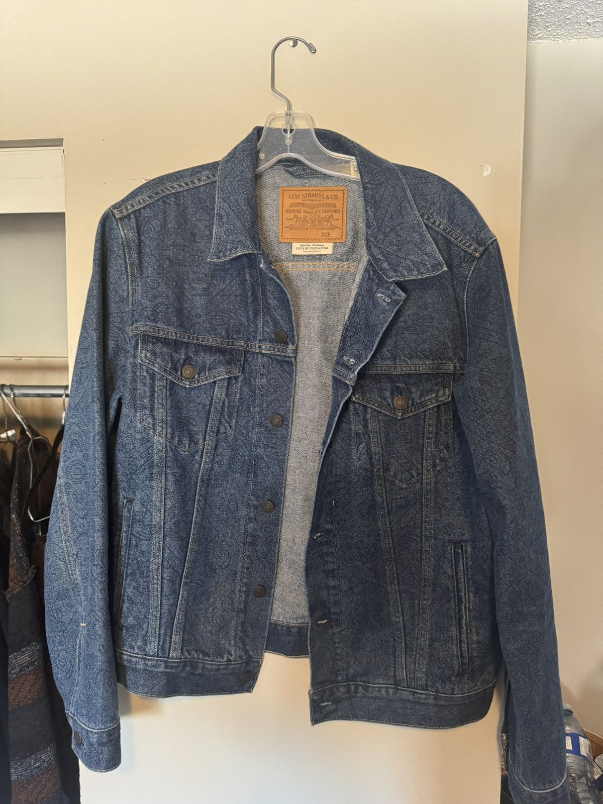 Levi's × Levi's Vintage Clothing × Vintage Levi’s Pattern Denim Jacket Size US M / EU 48-50 / 2 - 1 Thumbnail